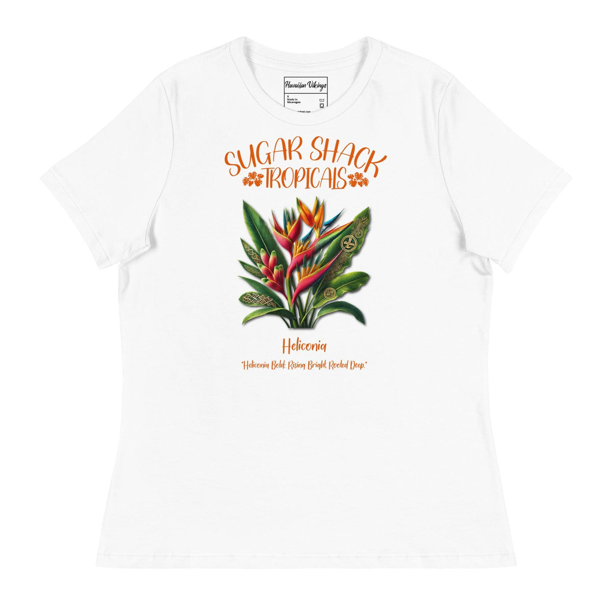 Heliconia Women's Relaxed T-Shirt - Hawaiian Vikings