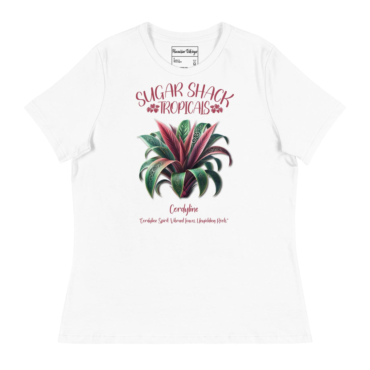 Cordyline Women's Relaxed T-Shirt - Hawaiian Vikings