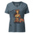 I'm Not Cute, I'm Fierce Women’s Relaxed V-Neck T-Shirt - Hawaiian Vikings