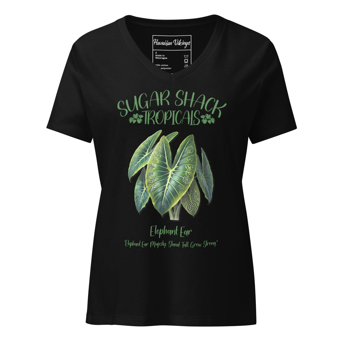 Elephant Ear Women’s relaxed v-neck t-shirt - Hawaiian Vikings