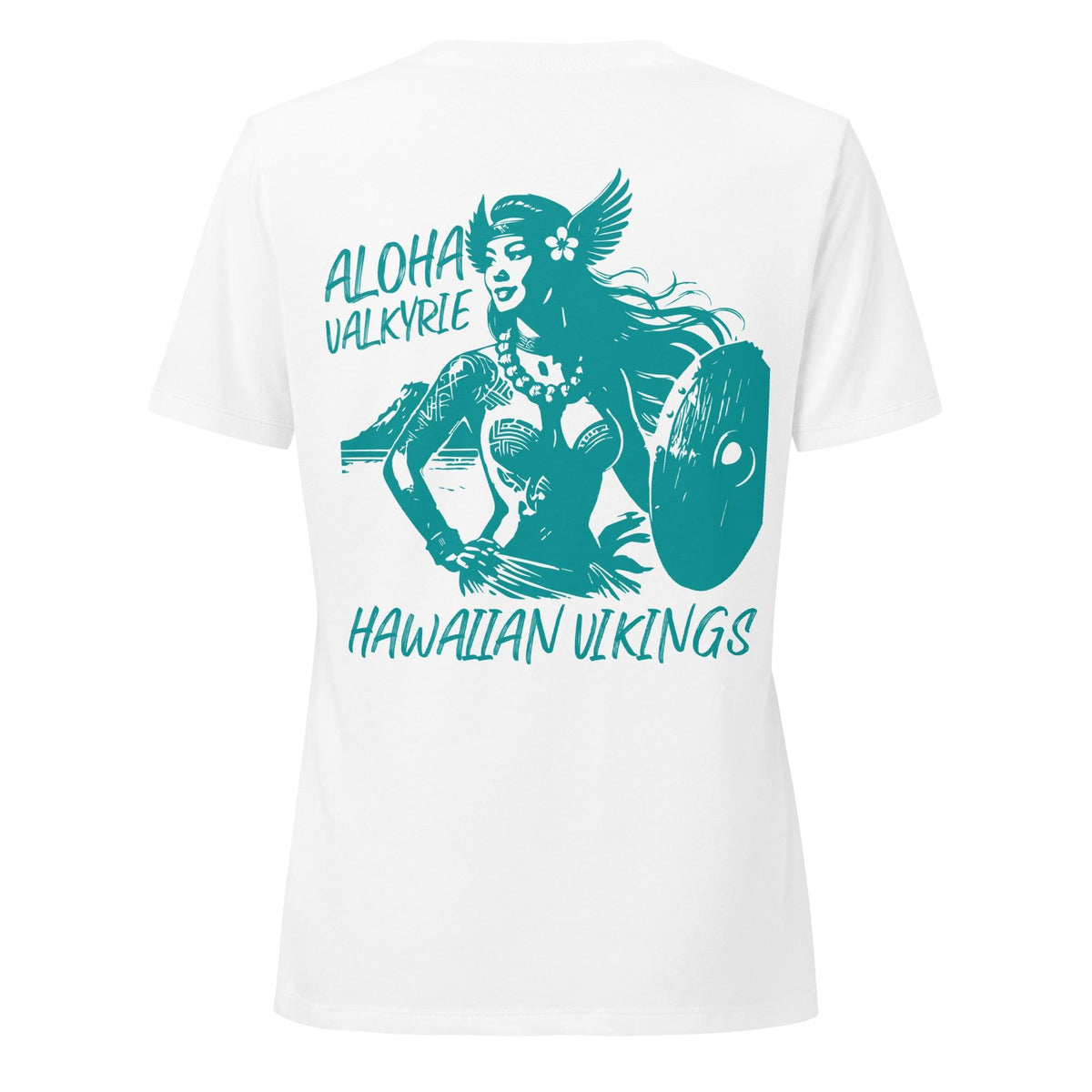 Aloha Valkyrie Shield Women’s V-Neck T-Shirt - Hawaiian Vikings