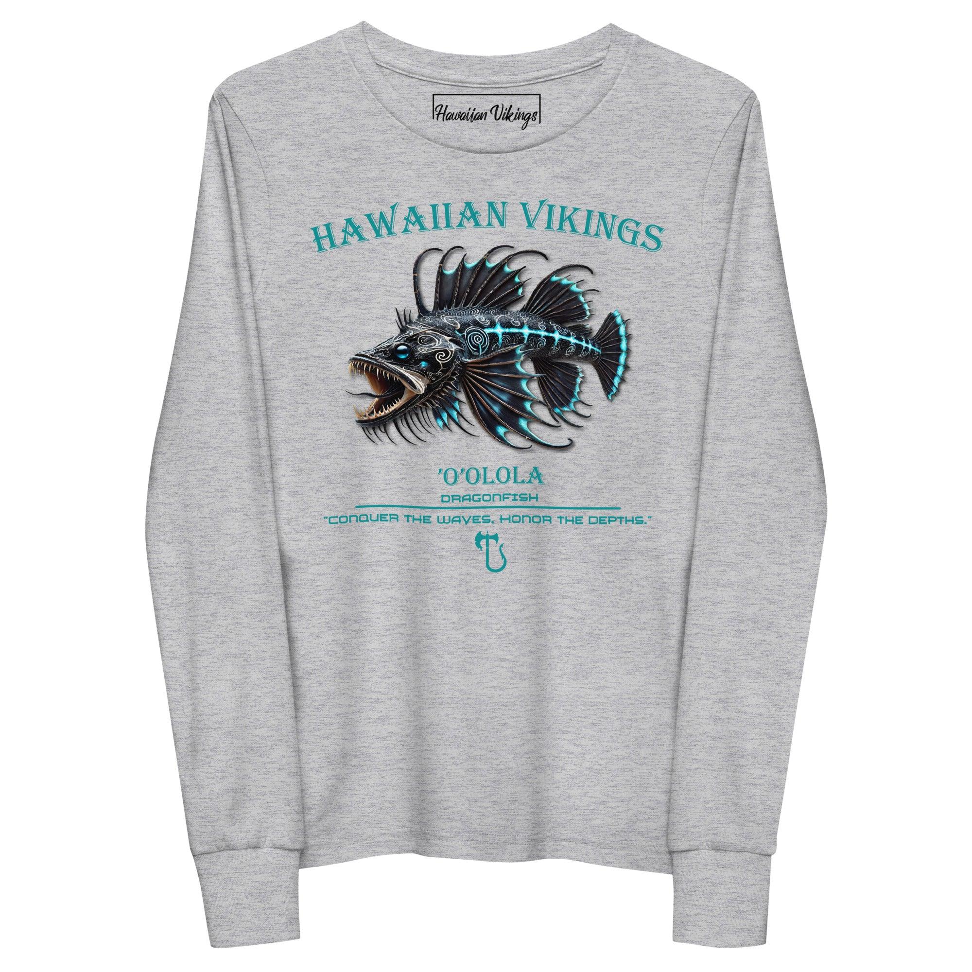 Dragonfish Youth Long Sleeve Tee - Hawaiian Vikings