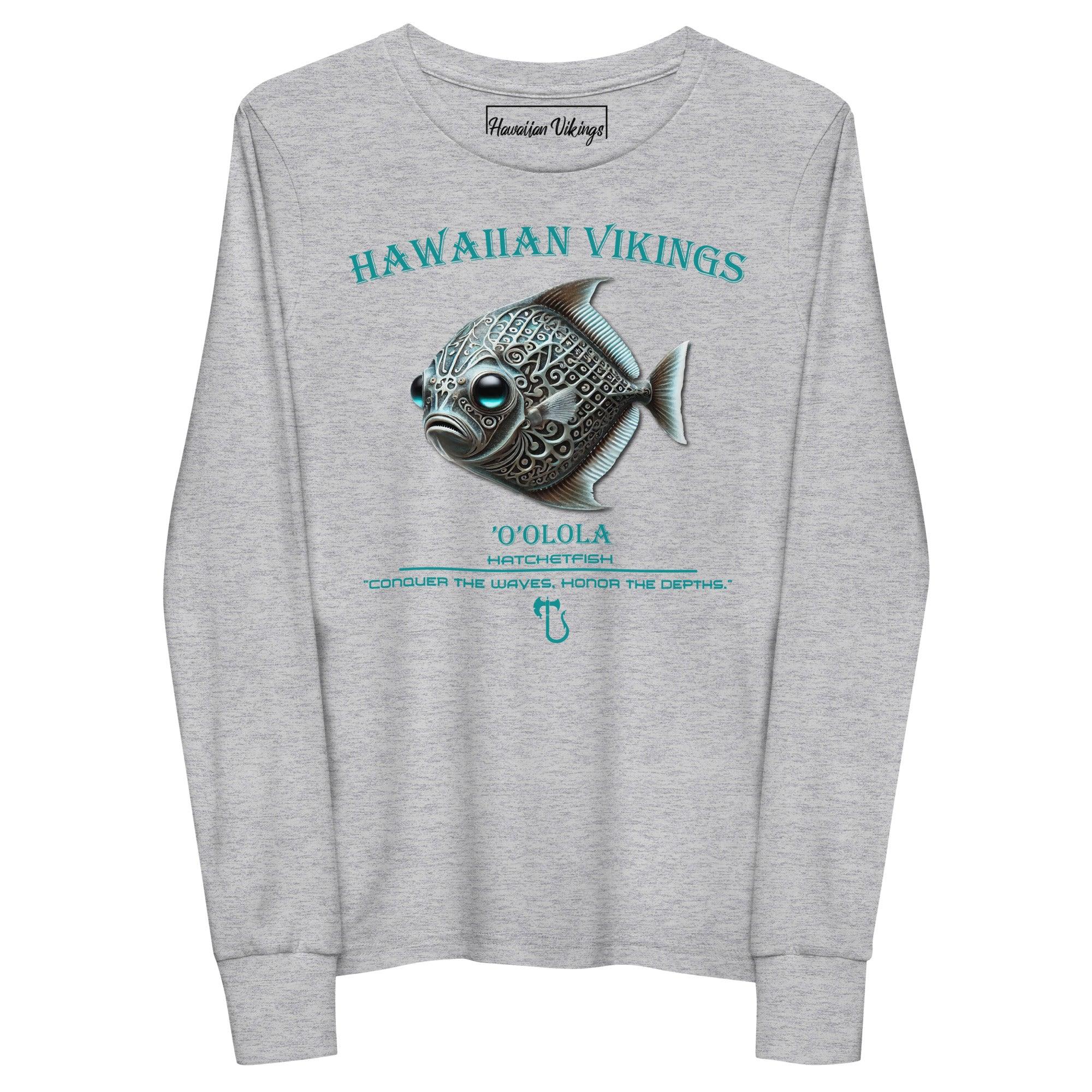 Hatchetfish Youth Long Sleeve Tee - Hawaiian Vikings