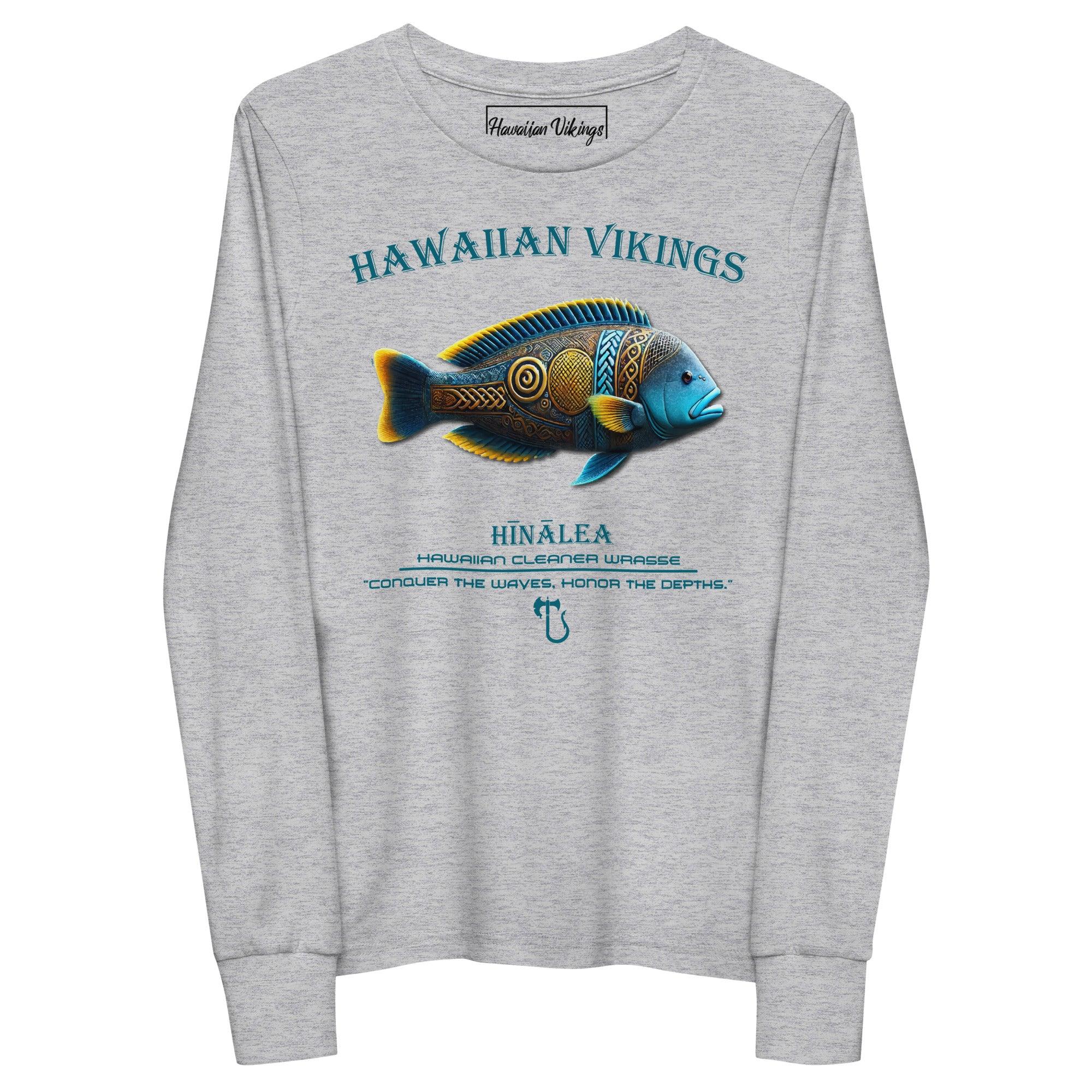 Hawaiian Cleaner Wrasse Youth Long Sleeve Tee - Hawaiian Vikings
