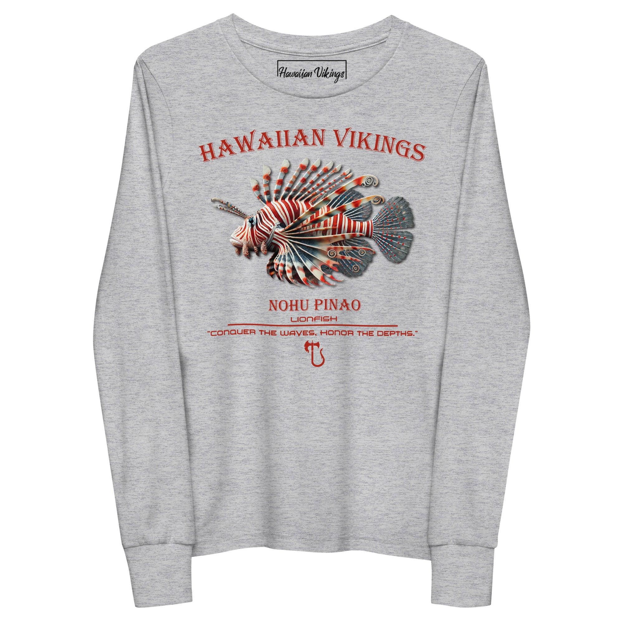 Lionfish Youth Long Sleeve Tee - Hawaiian Vikings