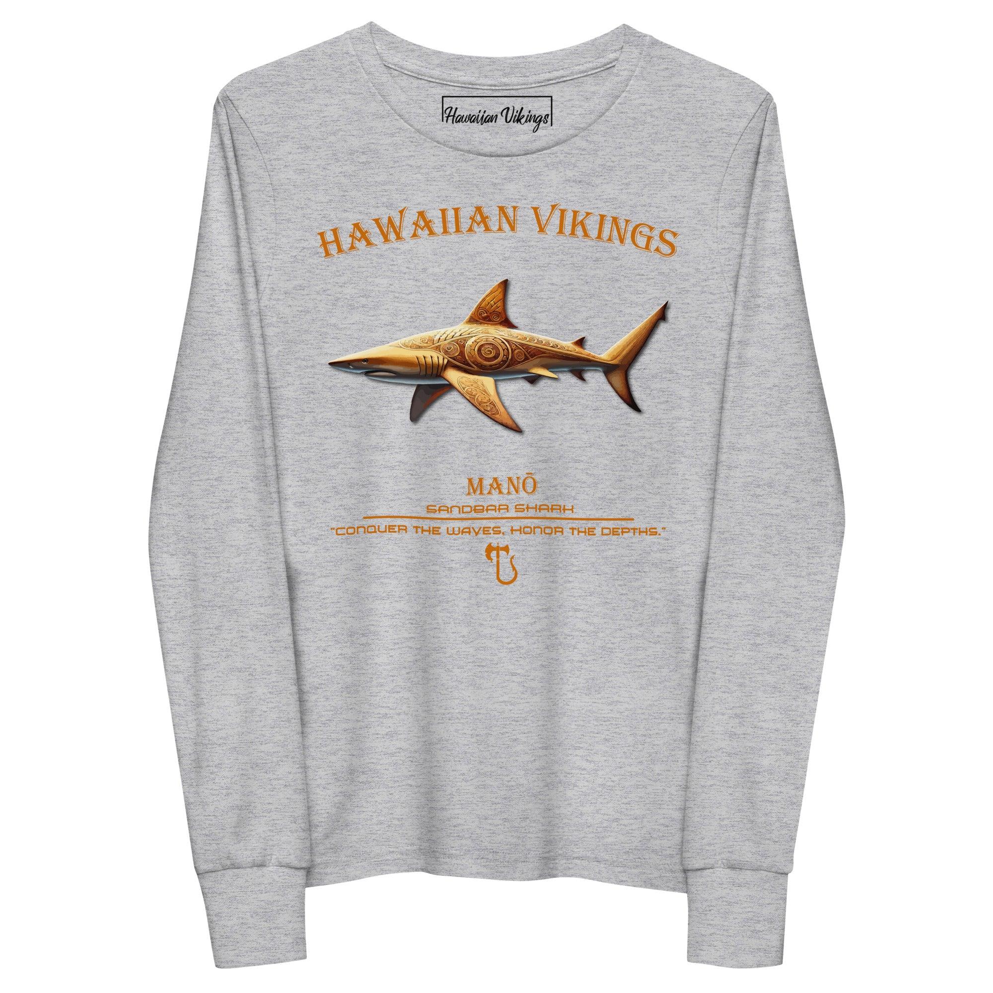 Sandbar Shark Youth Long Sleeve Tee - Hawaiian Vikings