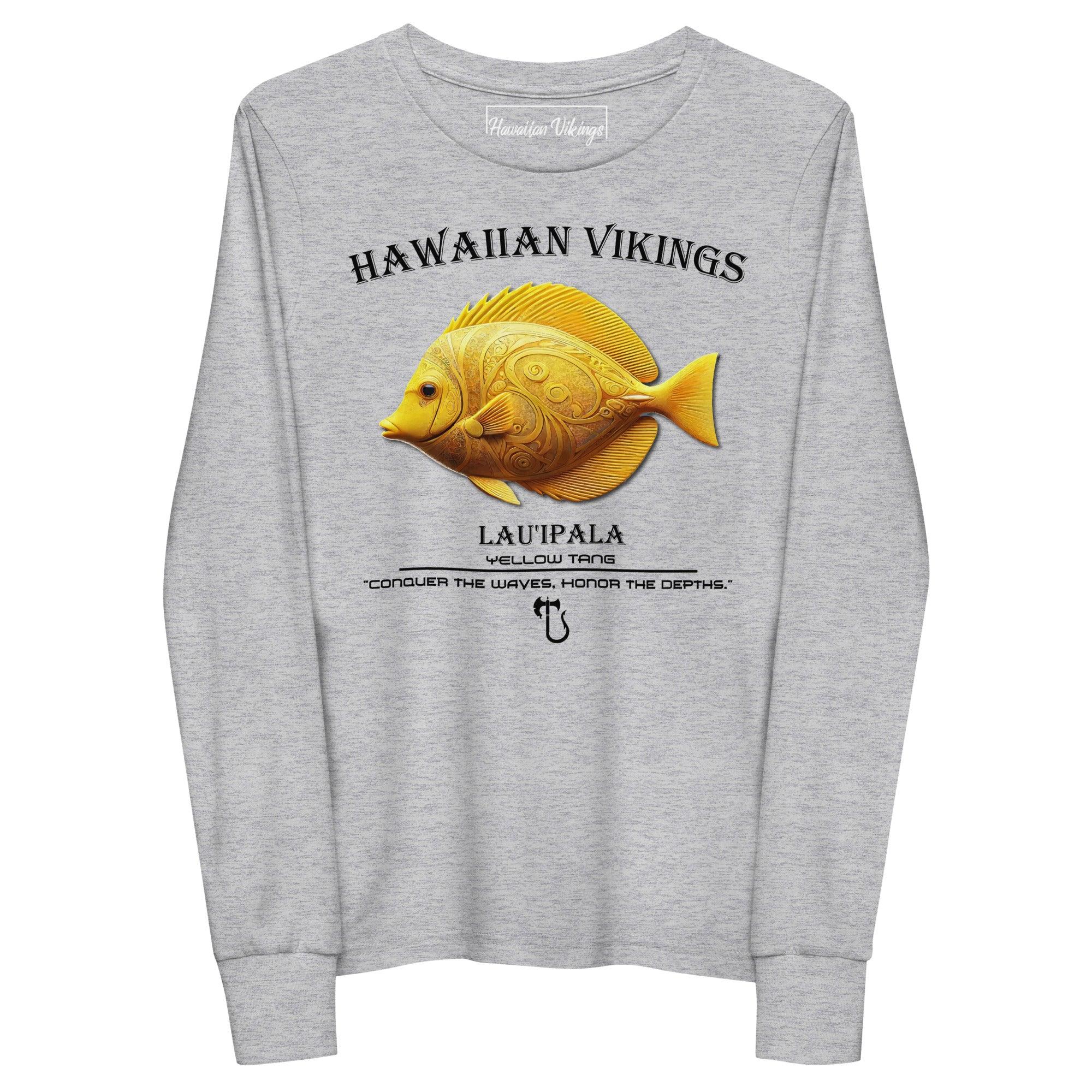 Yellow Tang Youth Long Sleeve Tee - Hawaiian Vikings