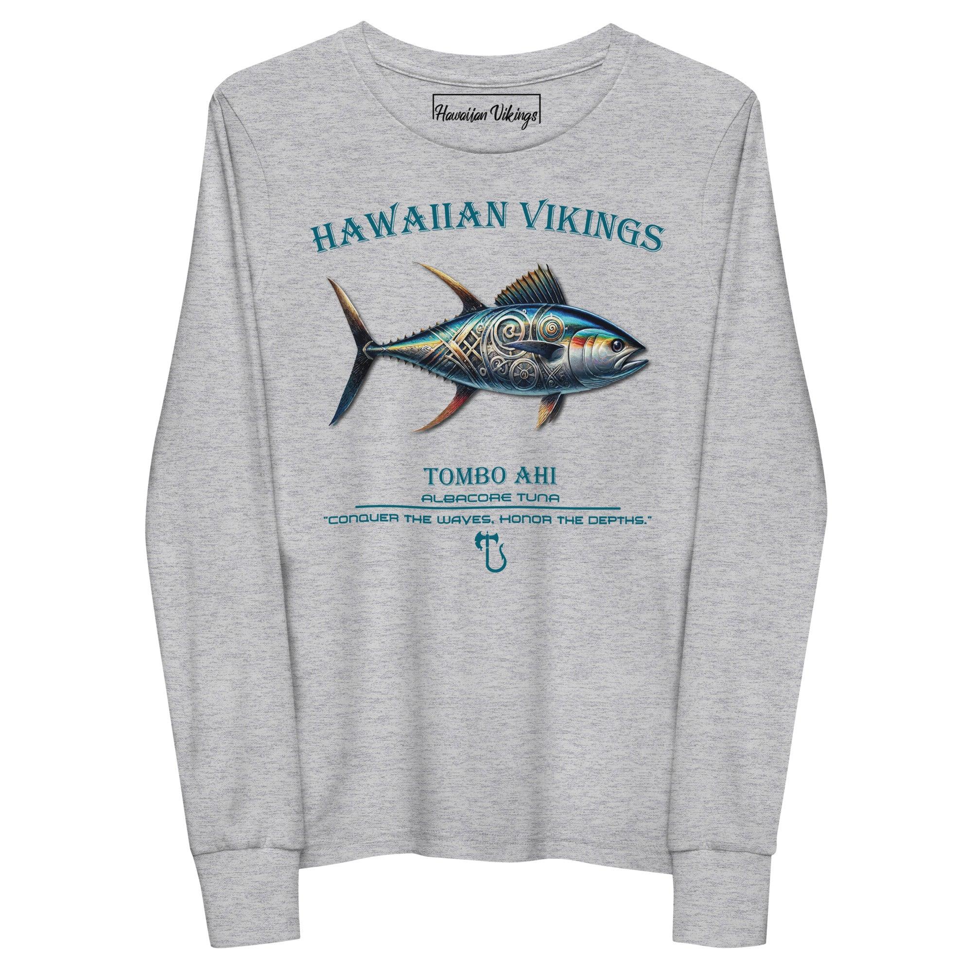Albacore Tuna Youth Long Sleeve Tee - Hawaiian Vikings