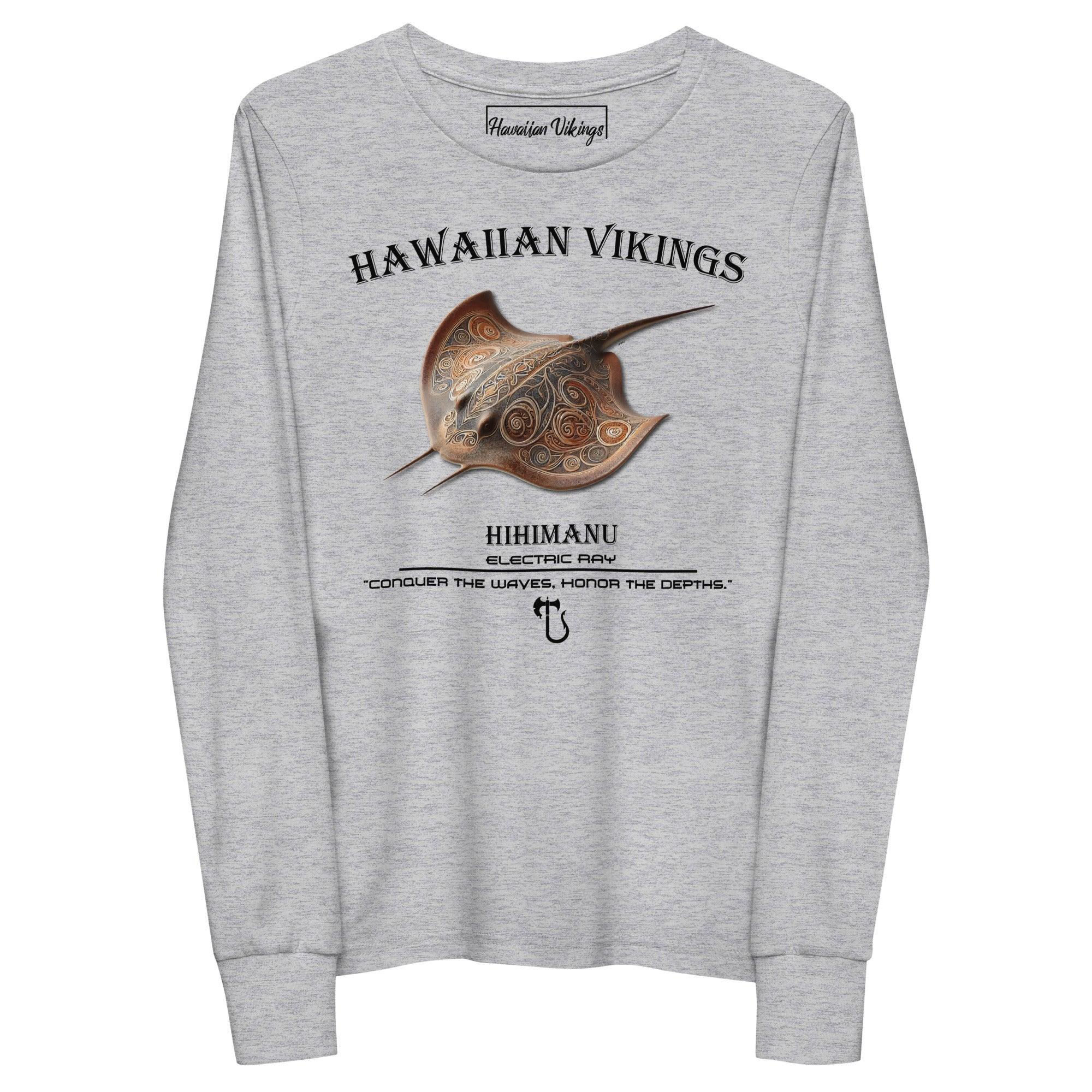 Electric Ray Youth Long Sleeve Tee - Hawaiian Vikings