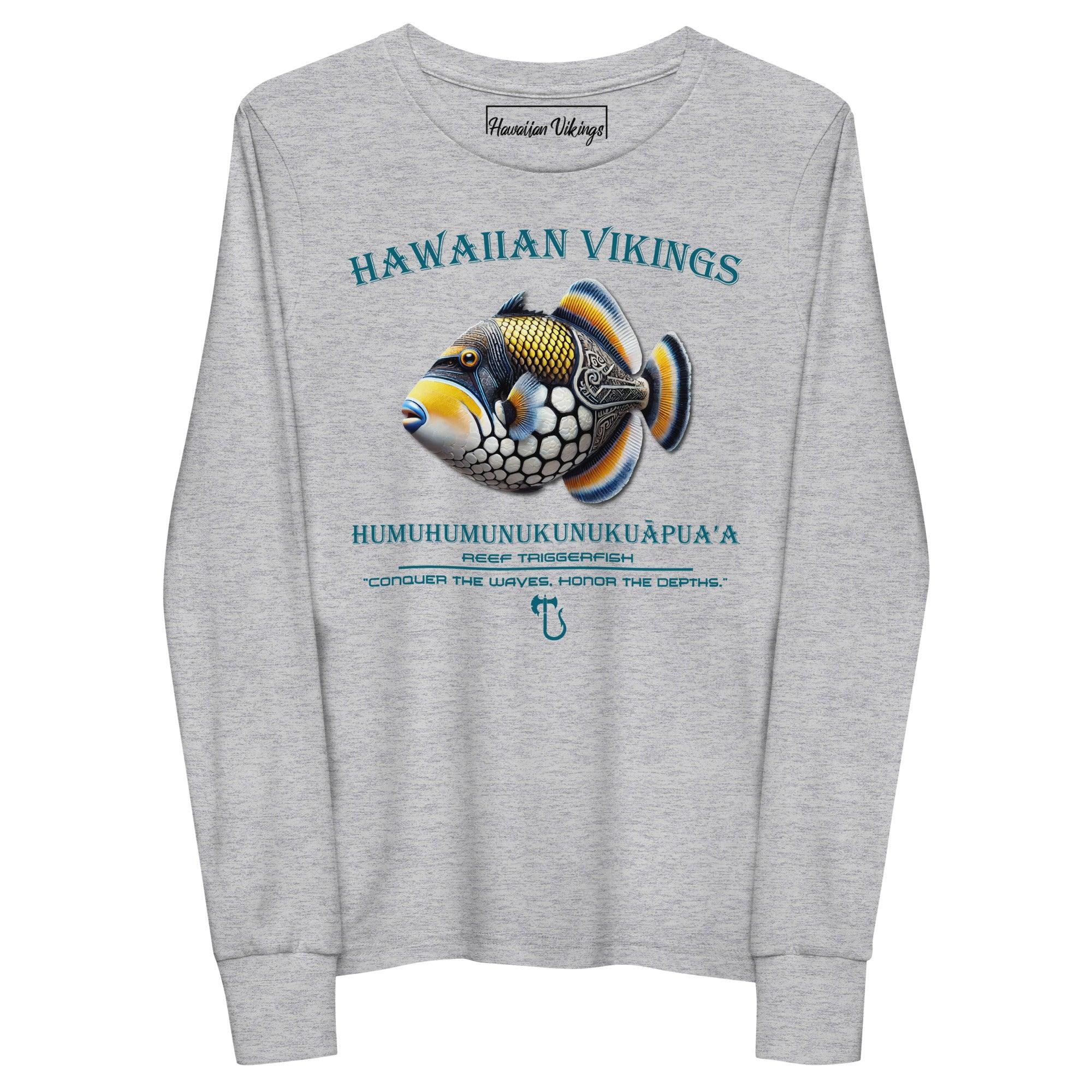 Reef Triggerfish Youth Long Sleeve Tee - Hawaiian Vikings