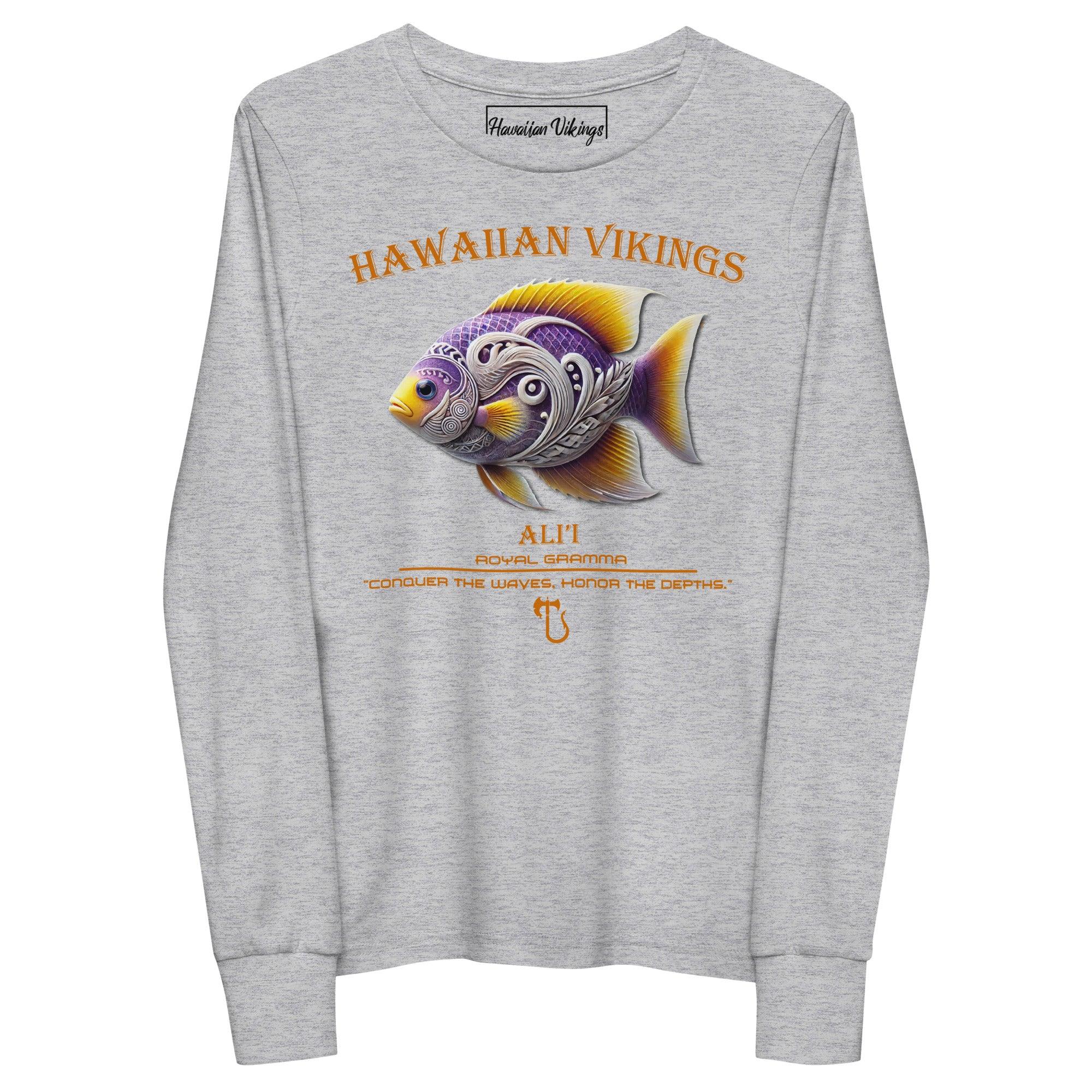 Royal Gramma Youth Long Sleeve Tee - Hawaiian Vikings