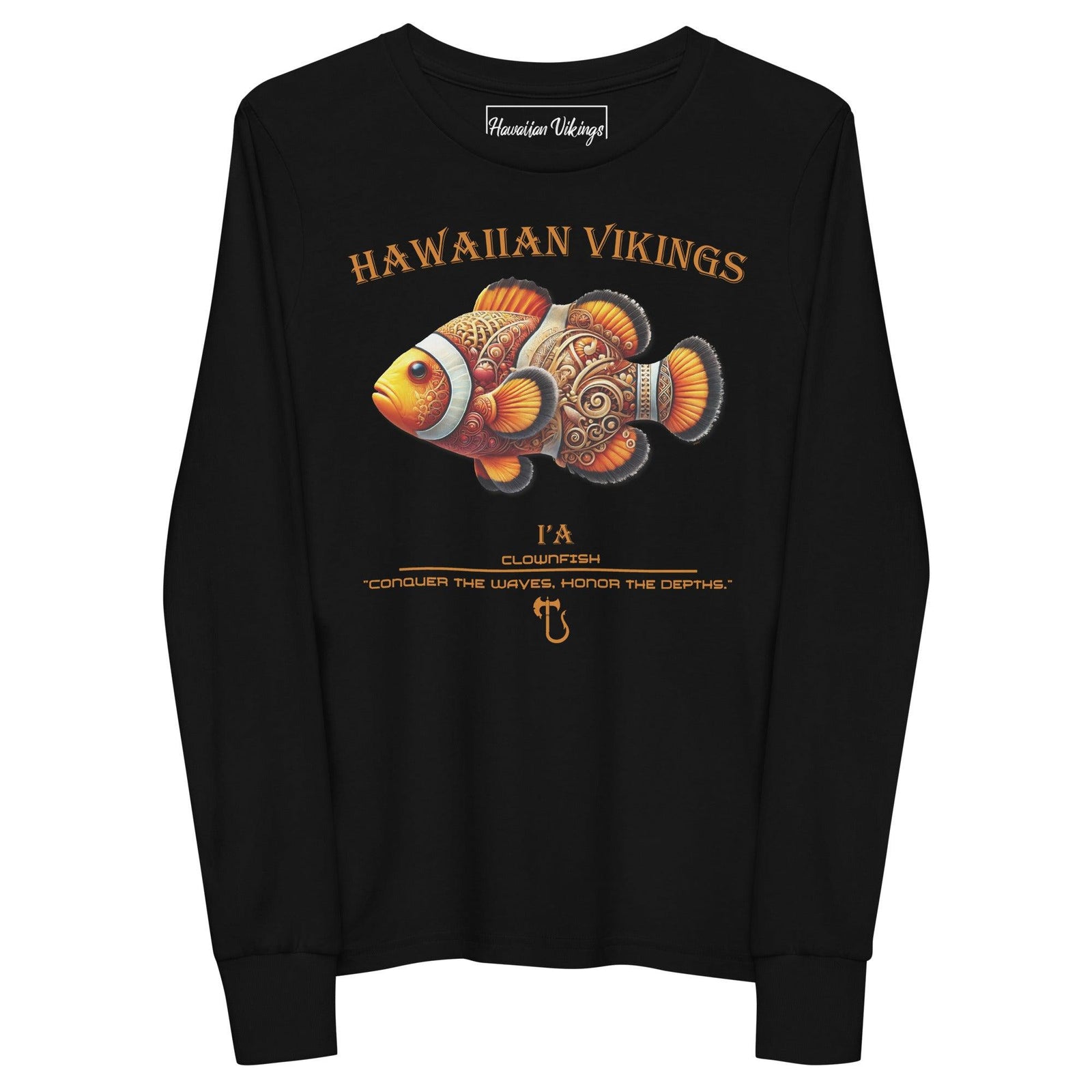 Clownfish Youth Long Sleeve Tee - Hawaiian Vikings