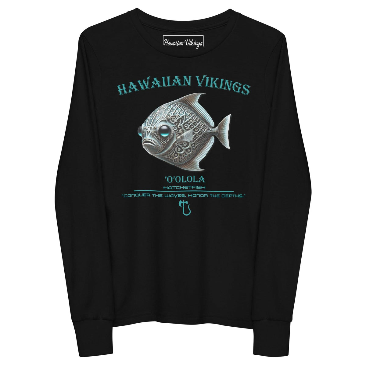 Hatchetfish Youth Long Sleeve Tee - Hawaiian Vikings
