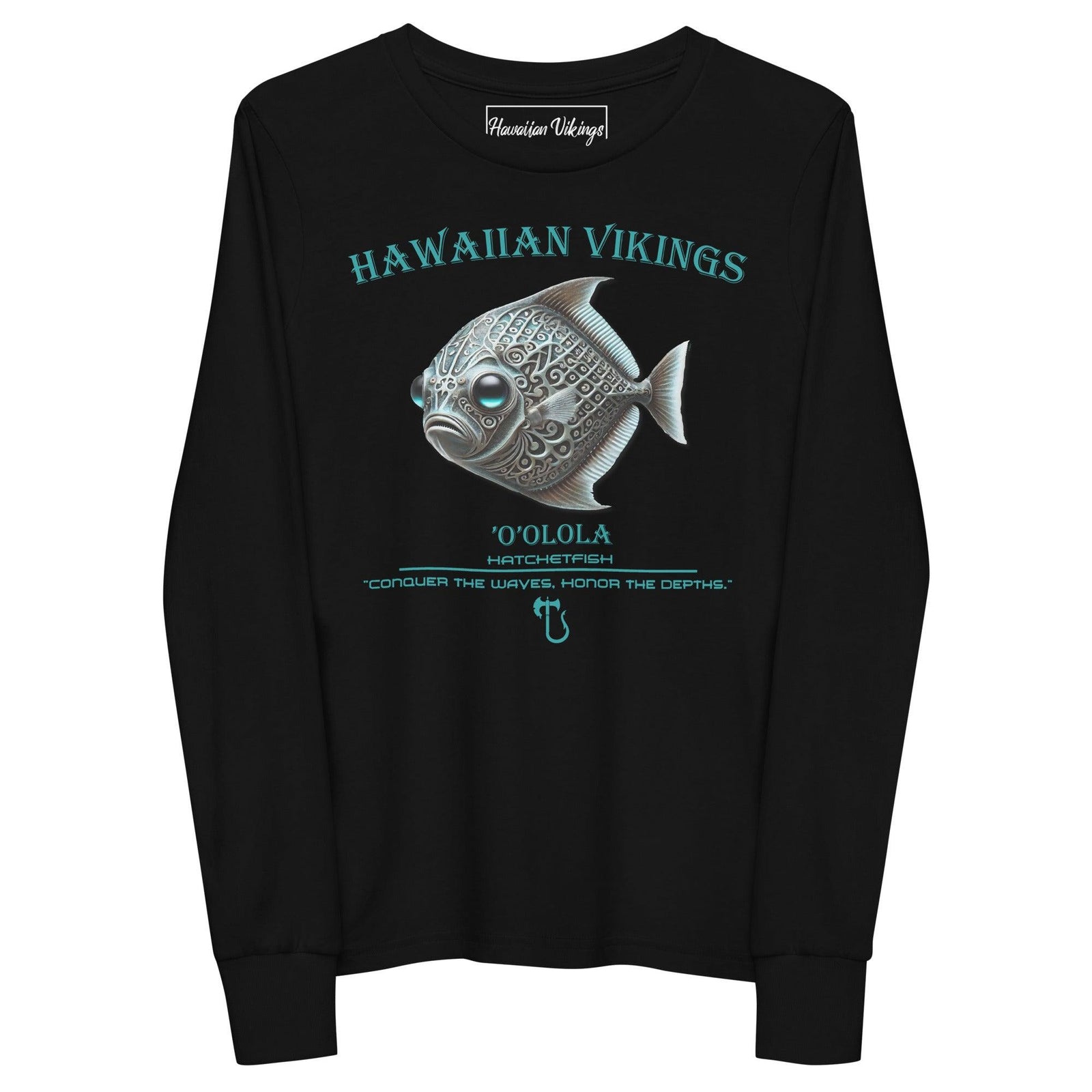 Hatchetfish Youth Long Sleeve Tee - Hawaiian Vikings