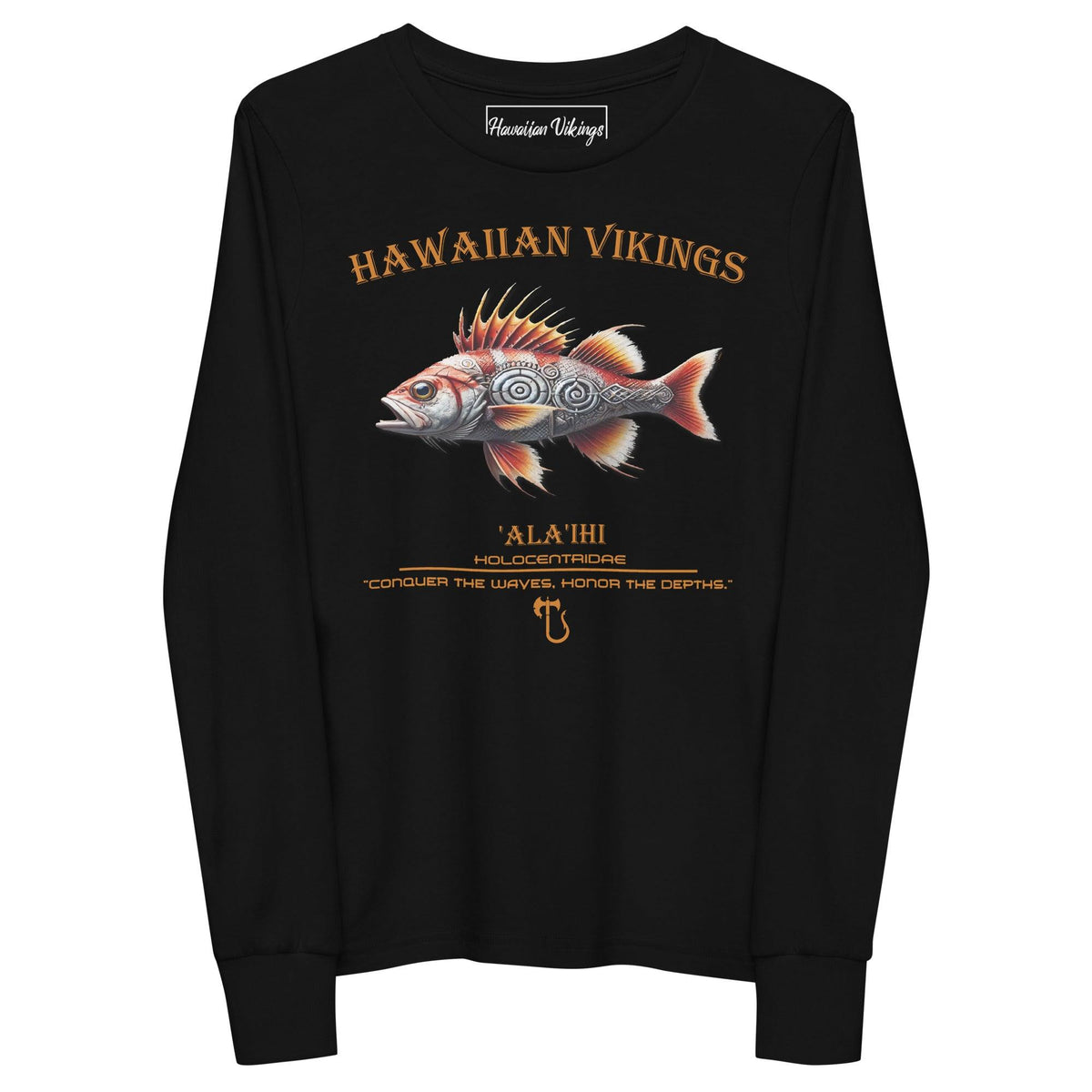 Holocentridae Youth Long Sleeve Tee - Hawaiian Vikings