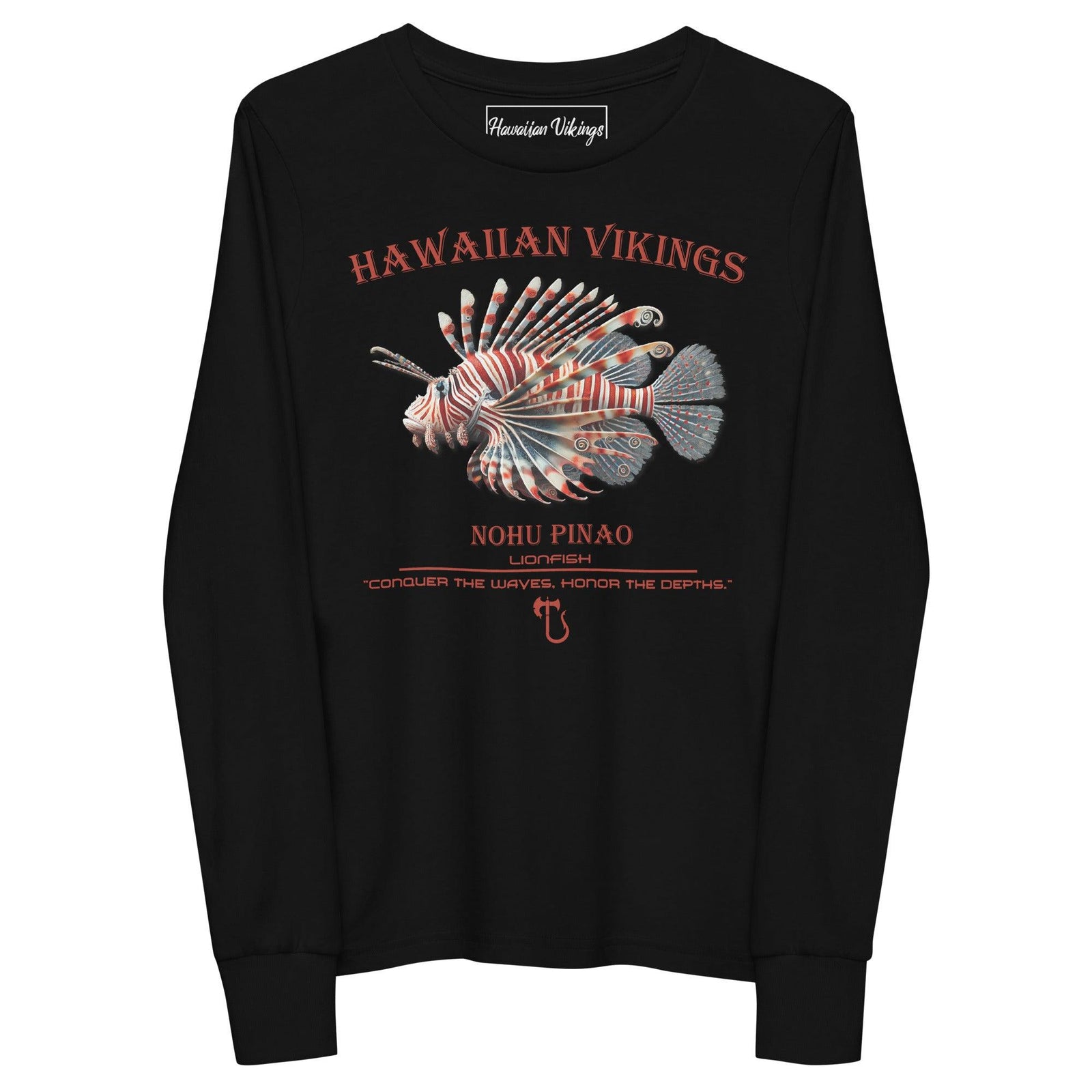 Lionfish Youth Long Sleeve Tee - Hawaiian Vikings