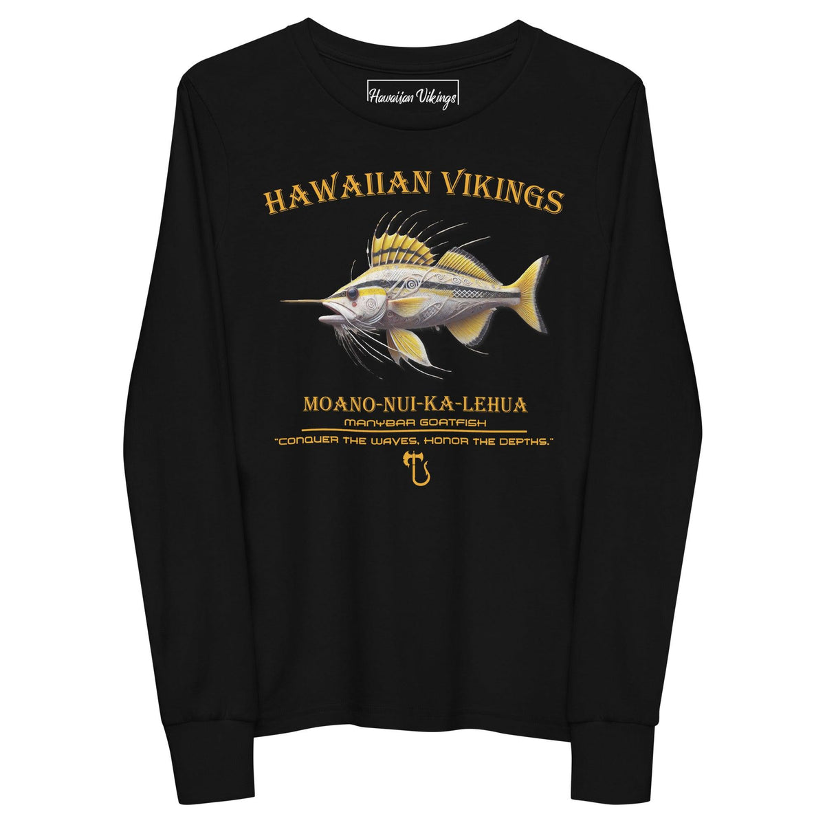 Manybar Goatfish Youth Long Sleeve Tee - Hawaiian Vikings