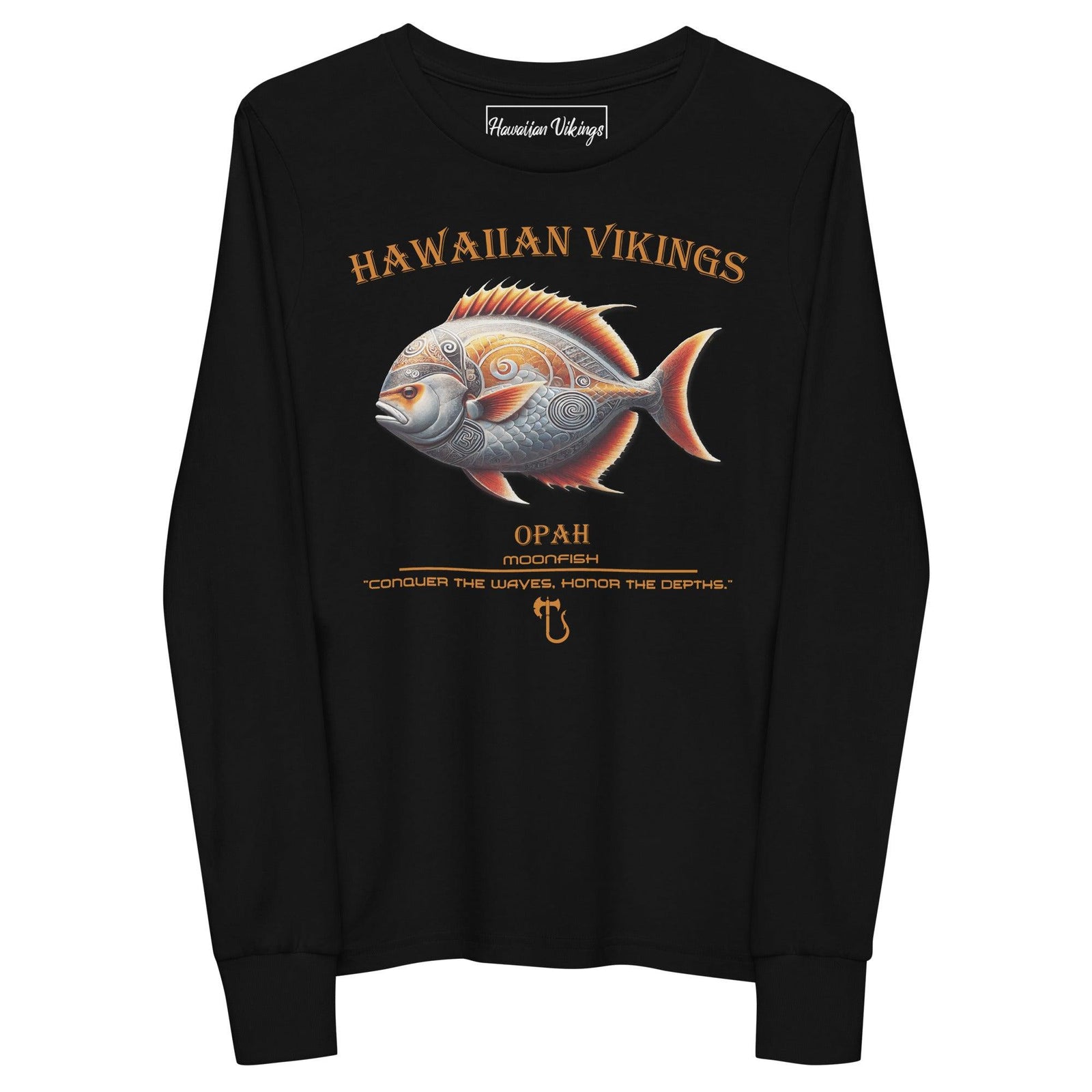 Moonfish Youth Long Sleeve Tee - Hawaiian Vikings