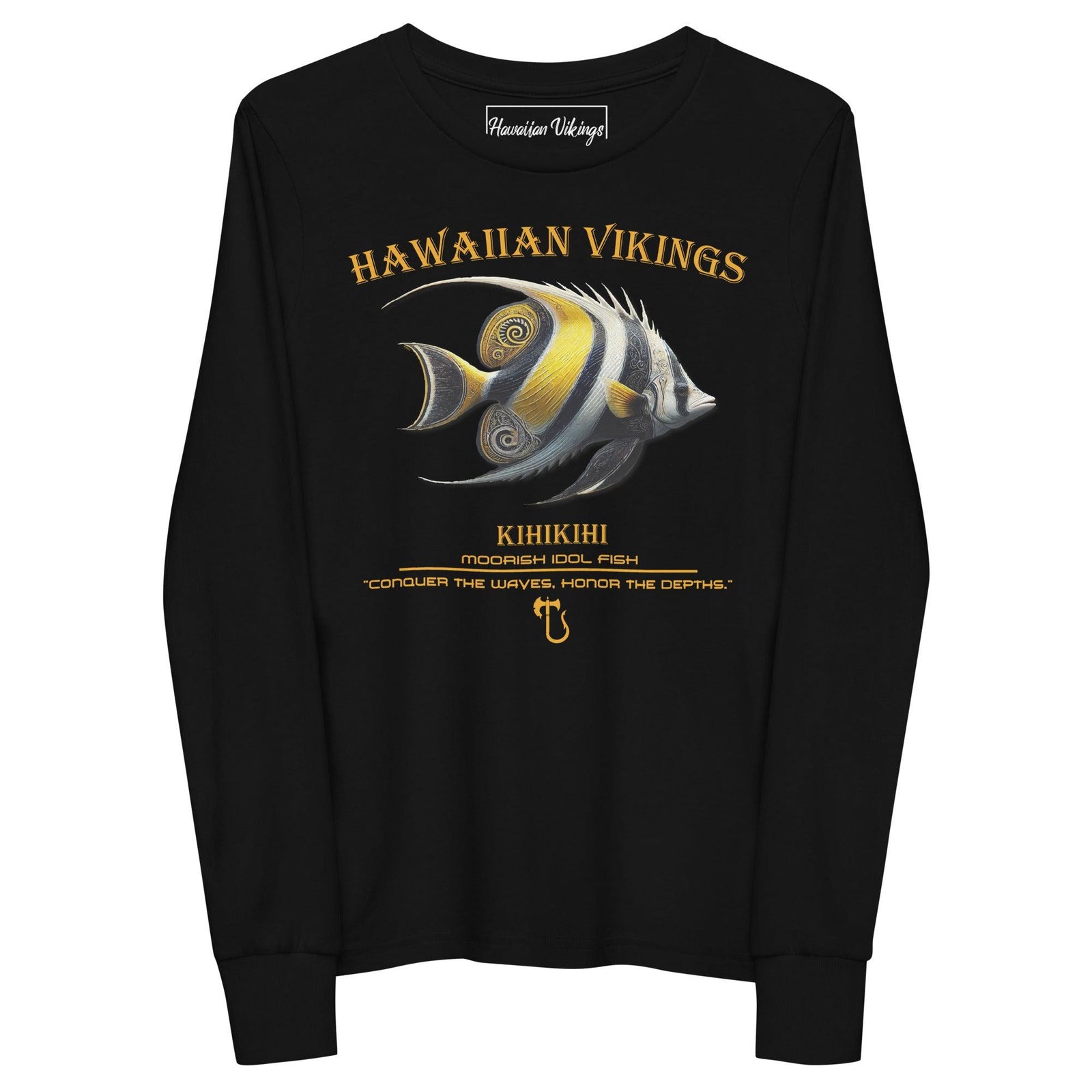 Moorish Idol Youth Long Sleeve Tee - Hawaiian Vikings