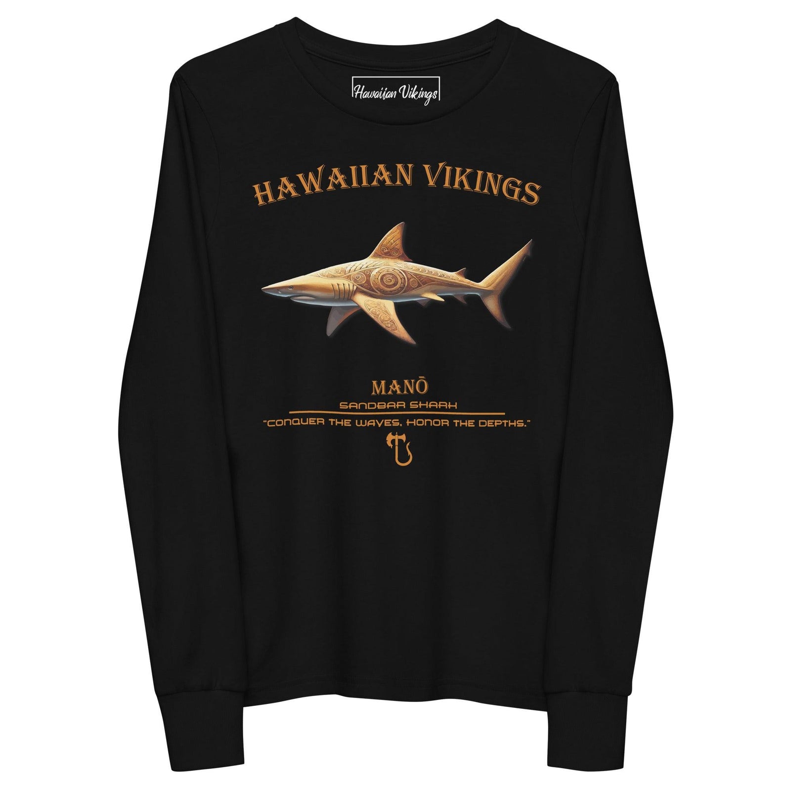 Sandbar Shark Youth Long Sleeve Tee - Hawaiian Vikings