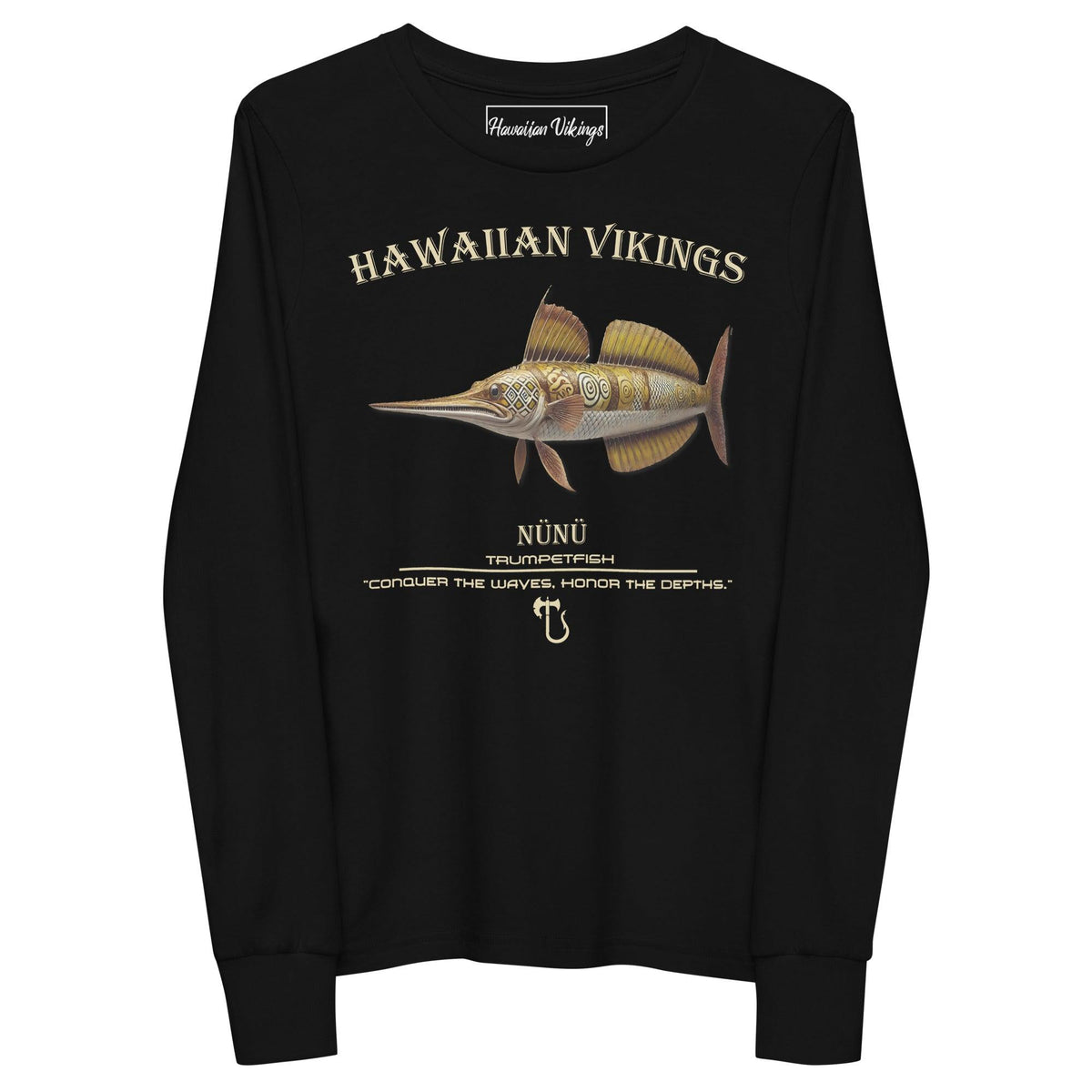 Trumpetfish Youth Long Sleeve Tee - Hawaiian Vikings