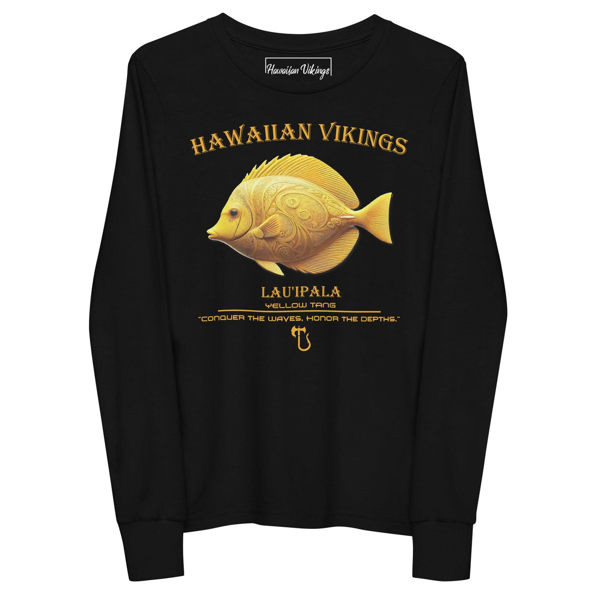 Yellow Tang Youth Long Sleeve Tee - Hawaiian Vikings