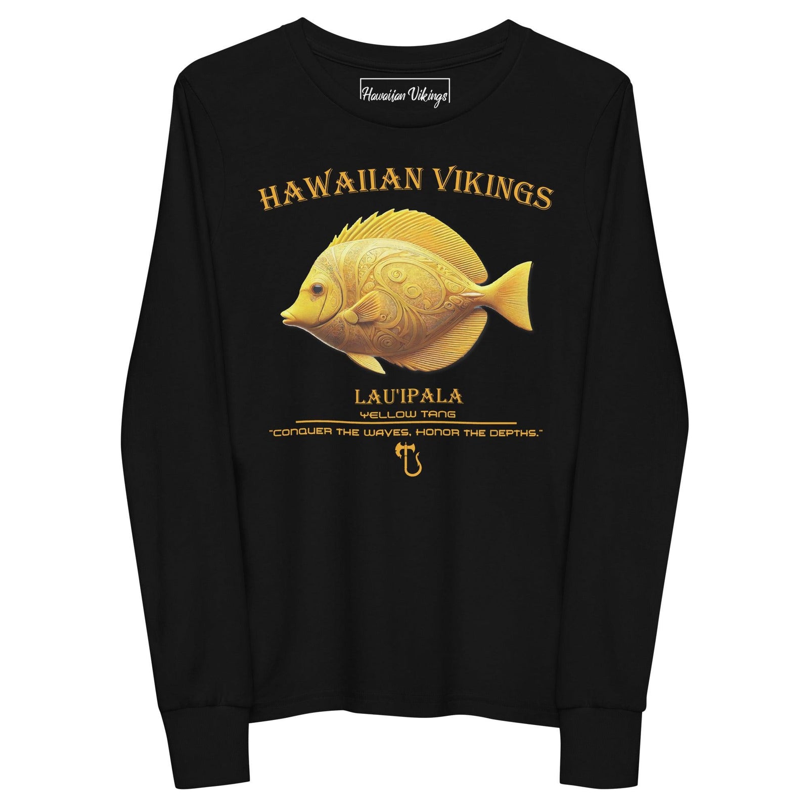 Yellow Tang Youth Long Sleeve Tee - Hawaiian Vikings