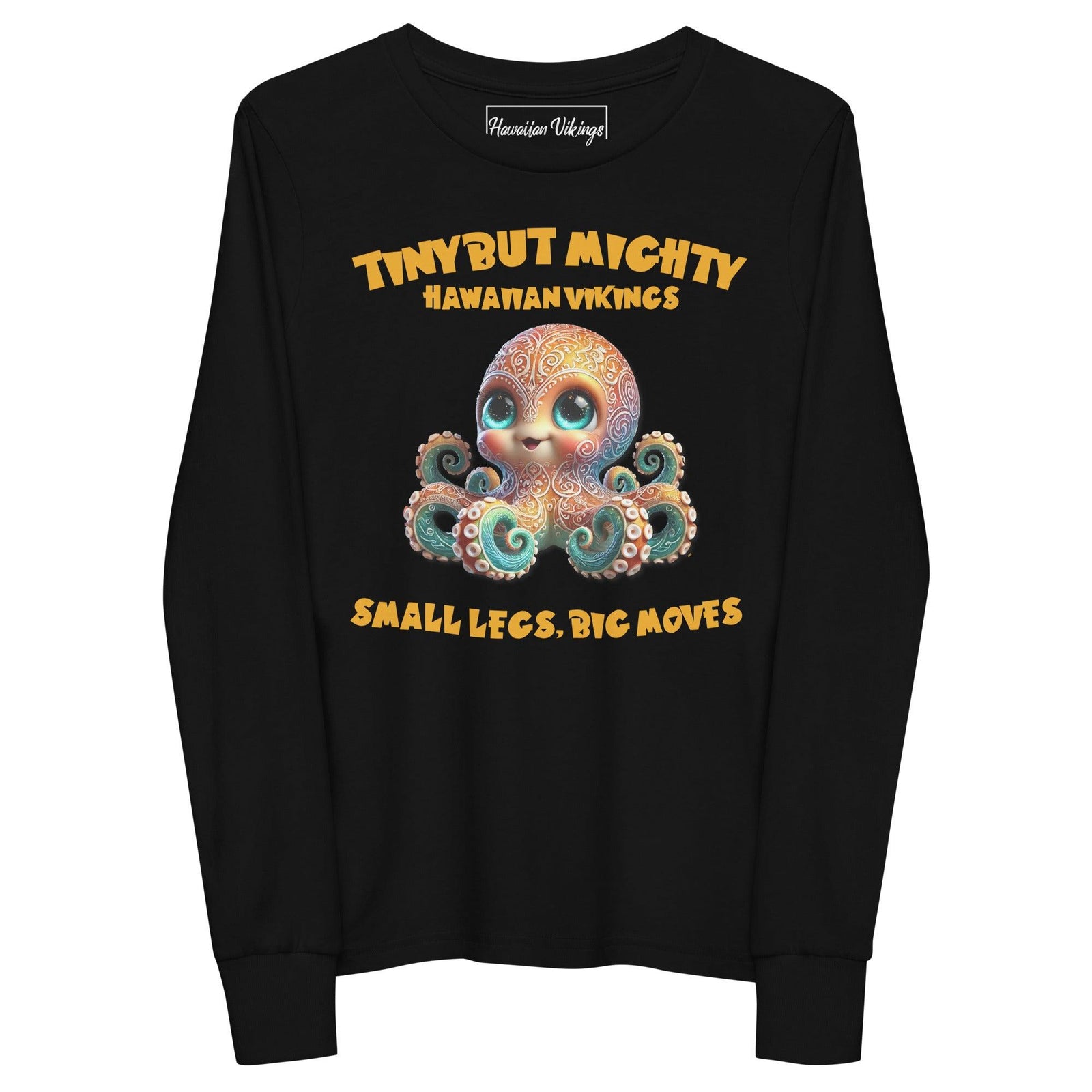 Small Legs, Big Moves Youth long sleeve tee - Hawaiian Vikings