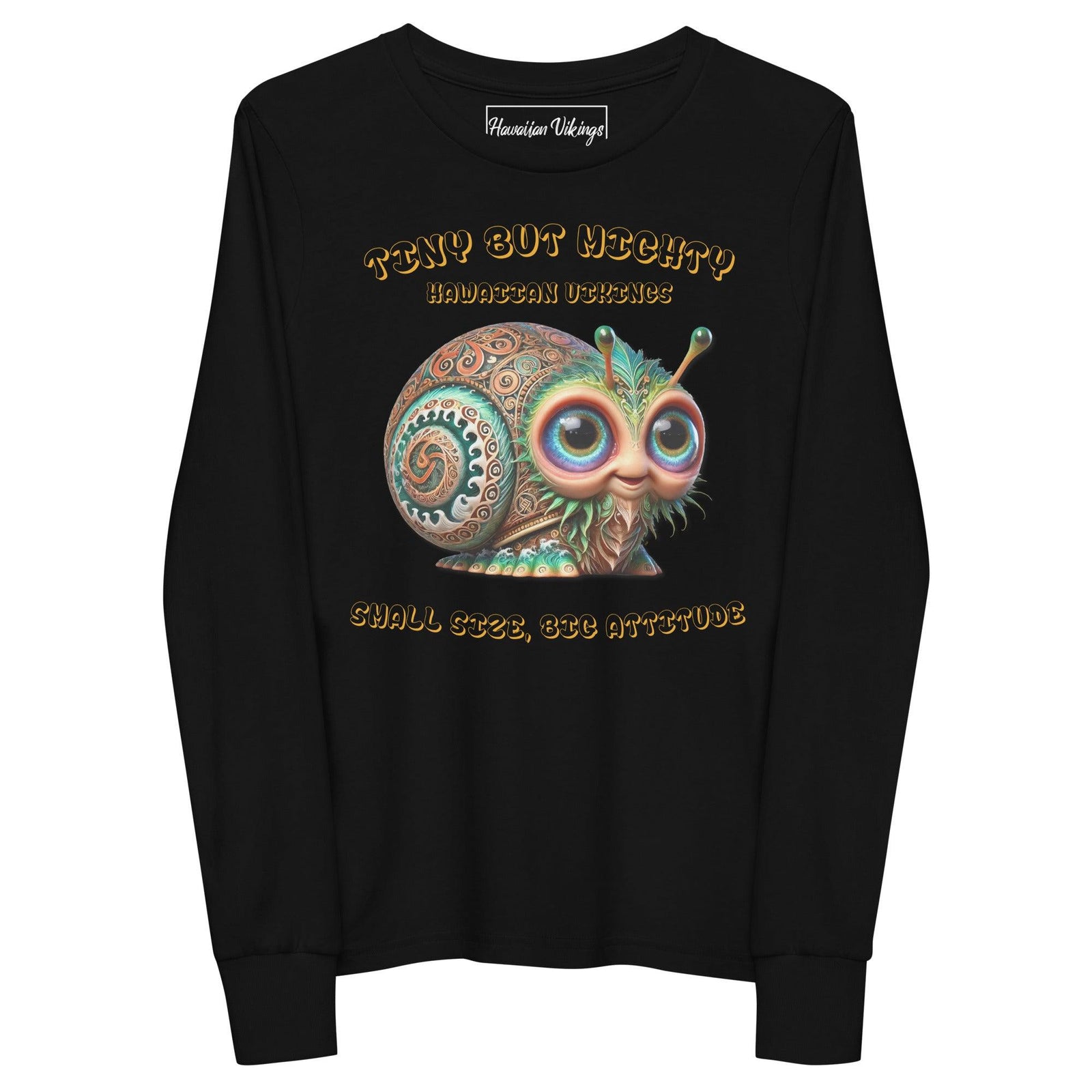Small Size, Big Attitude Youth long sleeve tee - Hawaiian Vikings