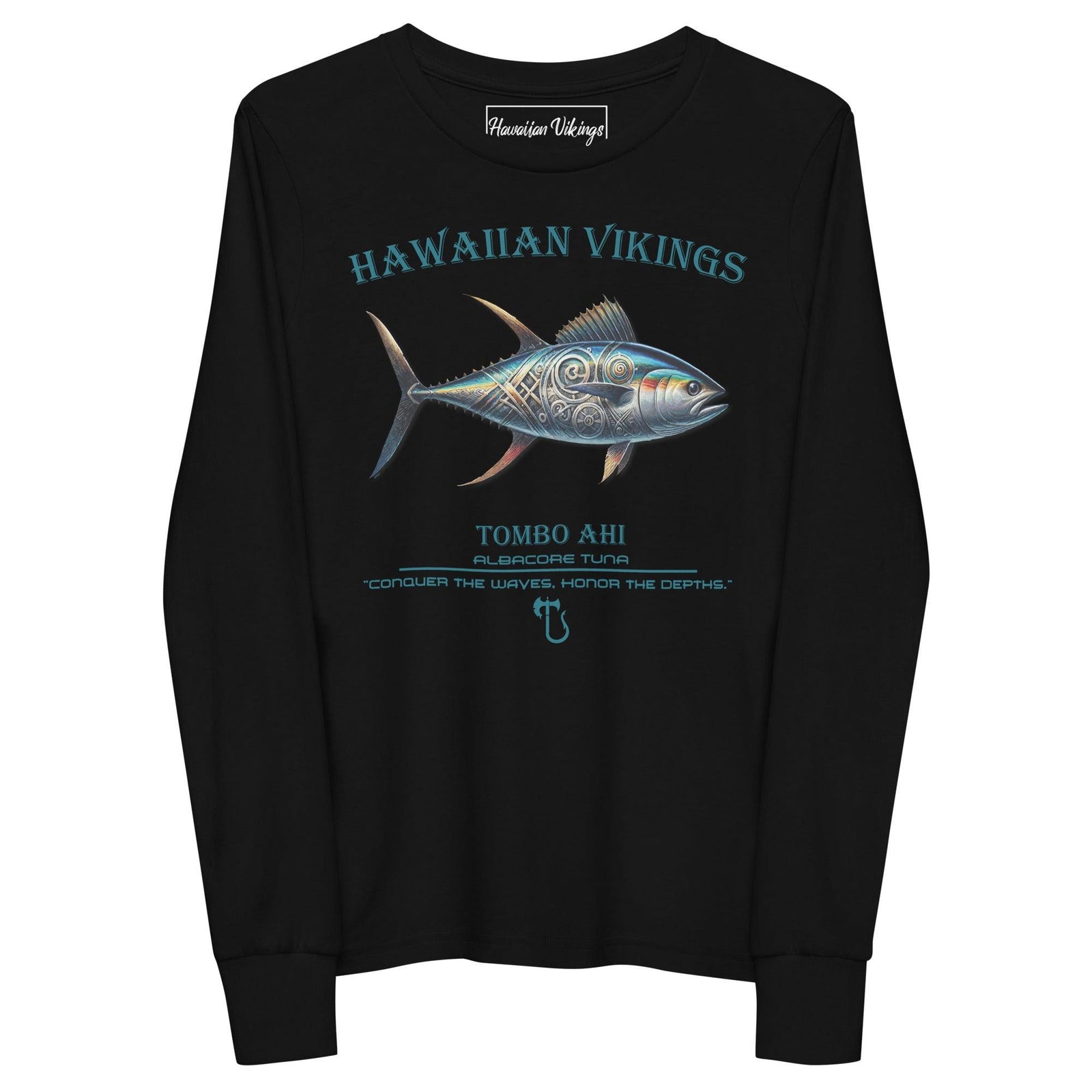 Albacore Tuna Youth Long Sleeve Tee - Hawaiian Vikings