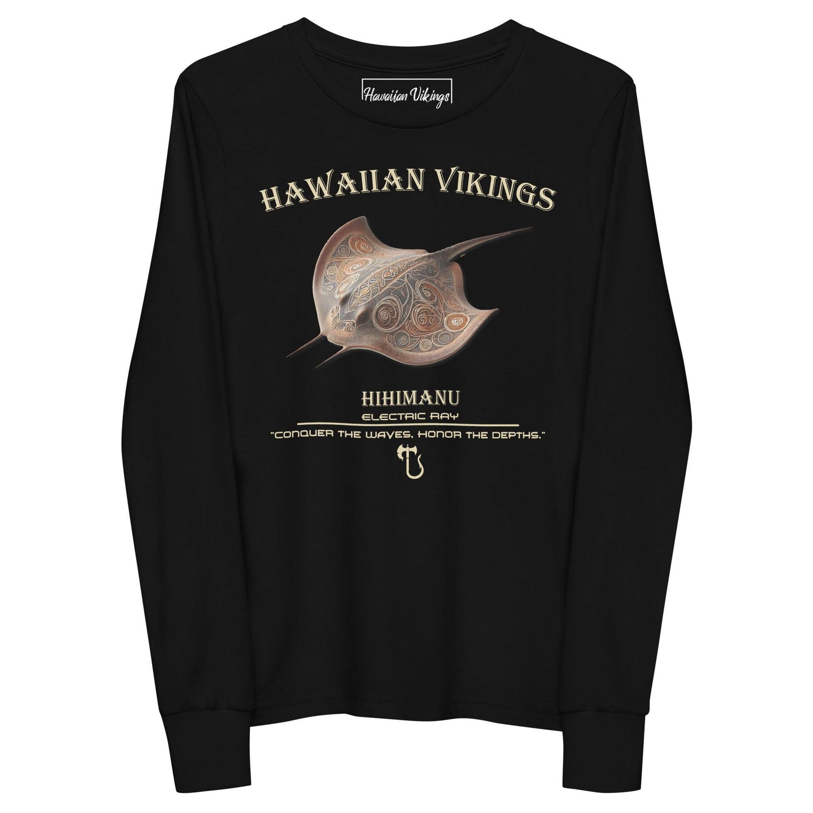 Electric Ray Youth Long Sleeve Tee - Hawaiian Vikings