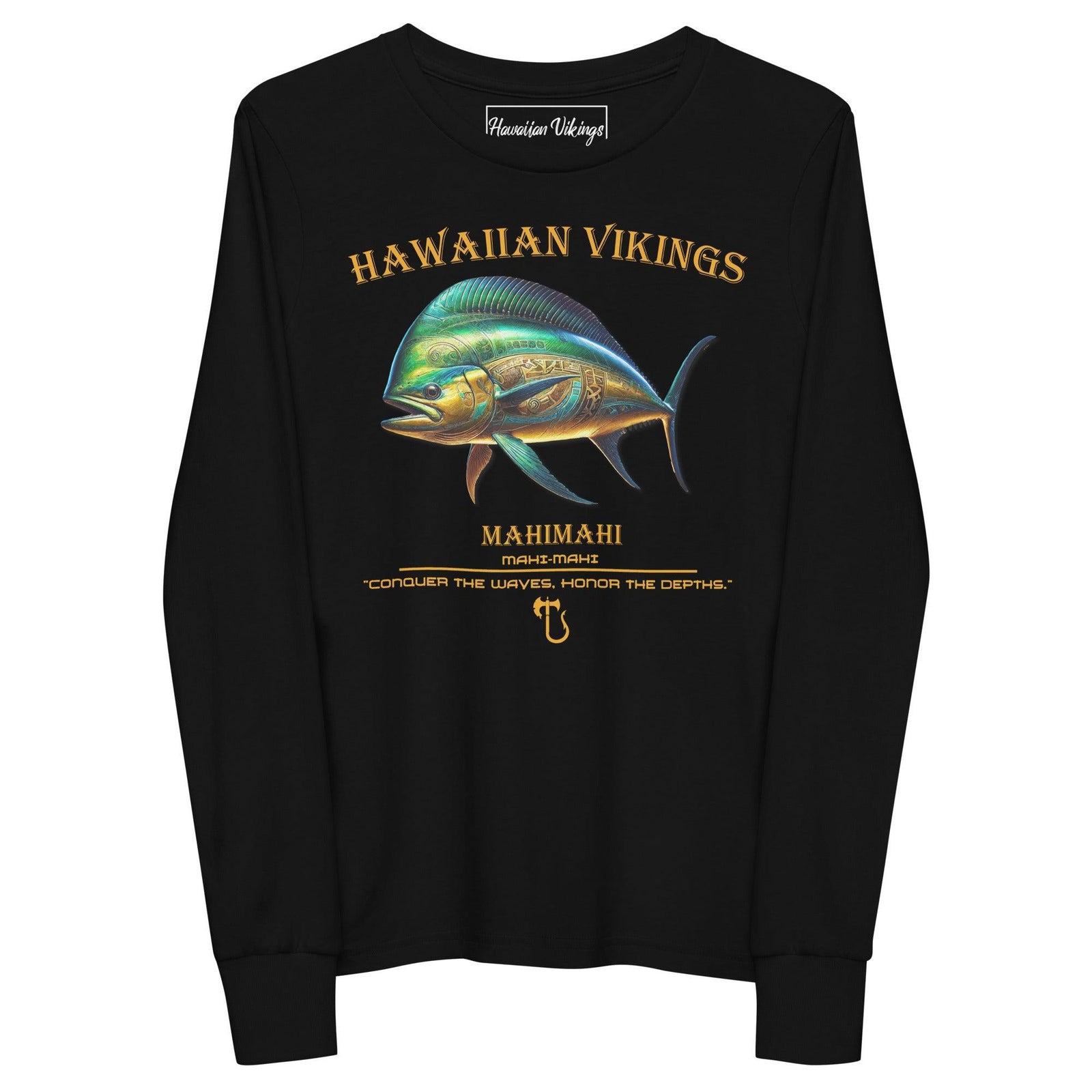 Mahi Mahi Youth Long Sleeve Tee - Hawaiian Vikings