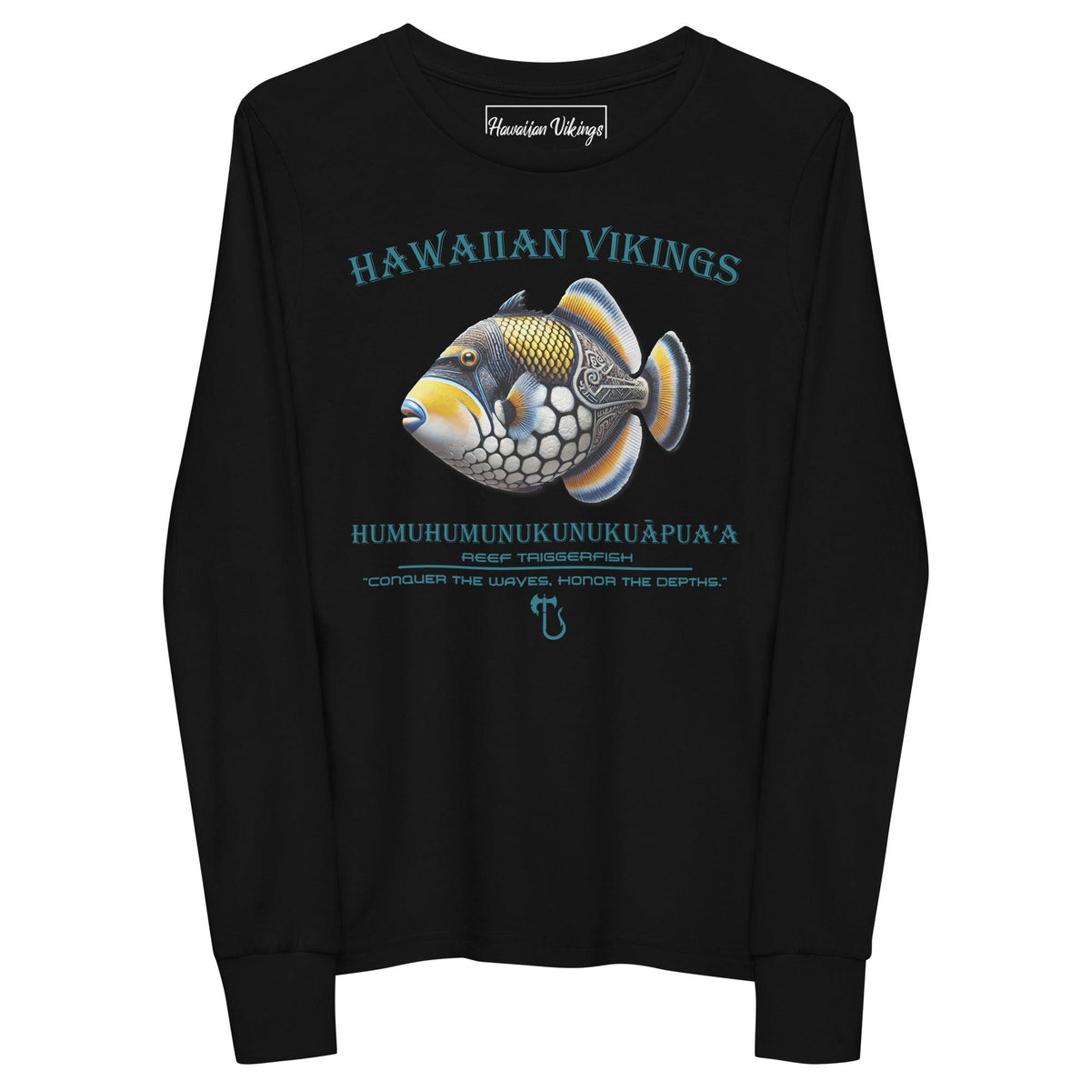 Reef Triggerfish Youth Long Sleeve Tee - Hawaiian Vikings
