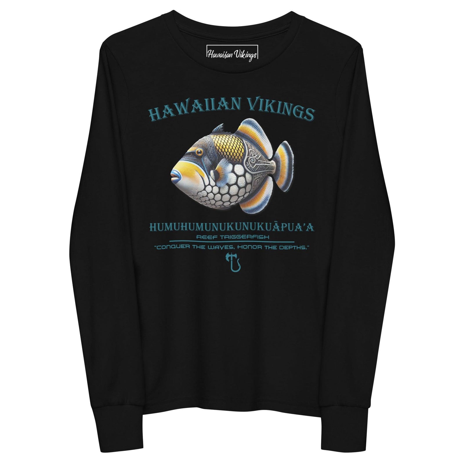 Reef Triggerfish Youth Long Sleeve Tee - Hawaiian Vikings