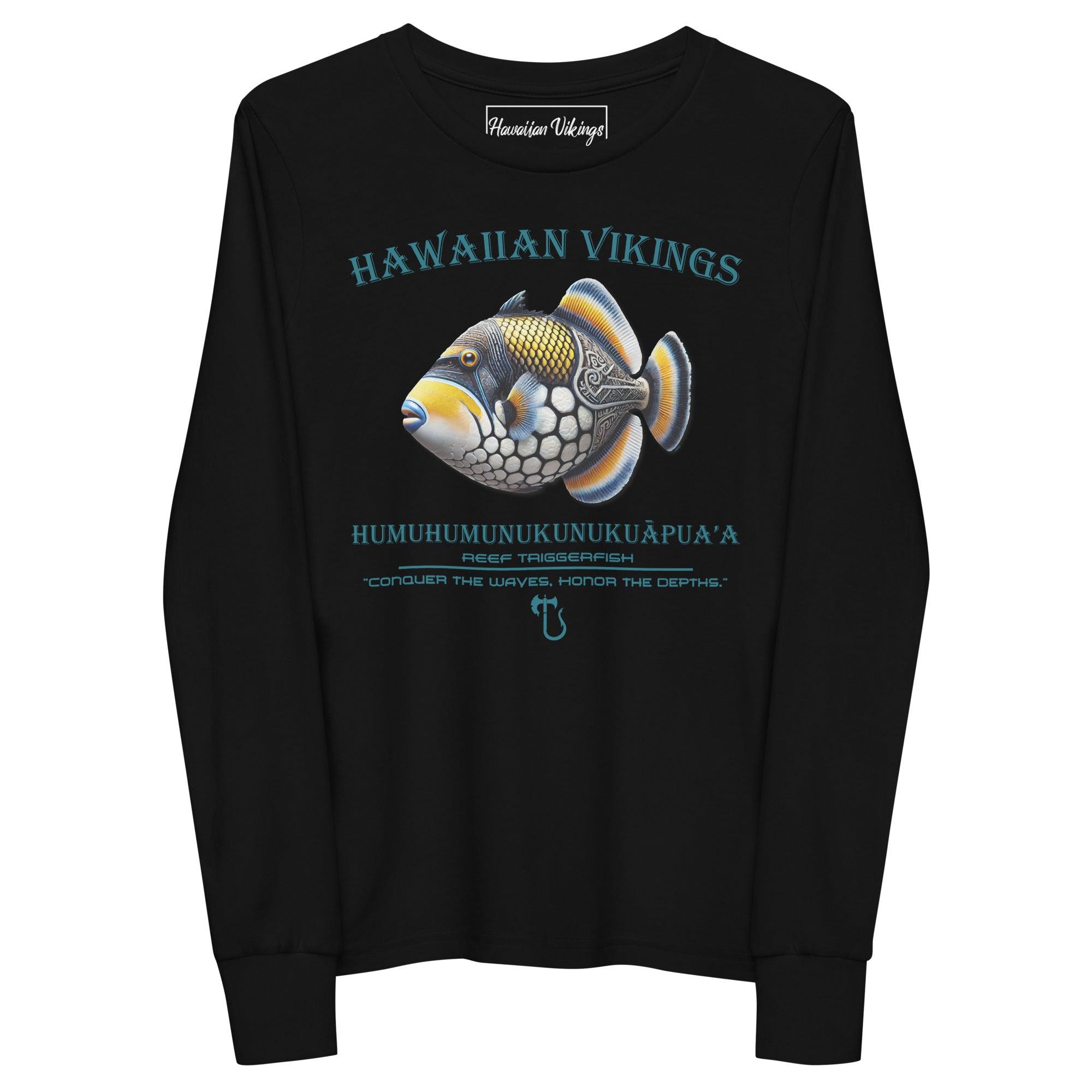 Reef Triggerfish Youth Long Sleeve Tee - Hawaiian Vikings