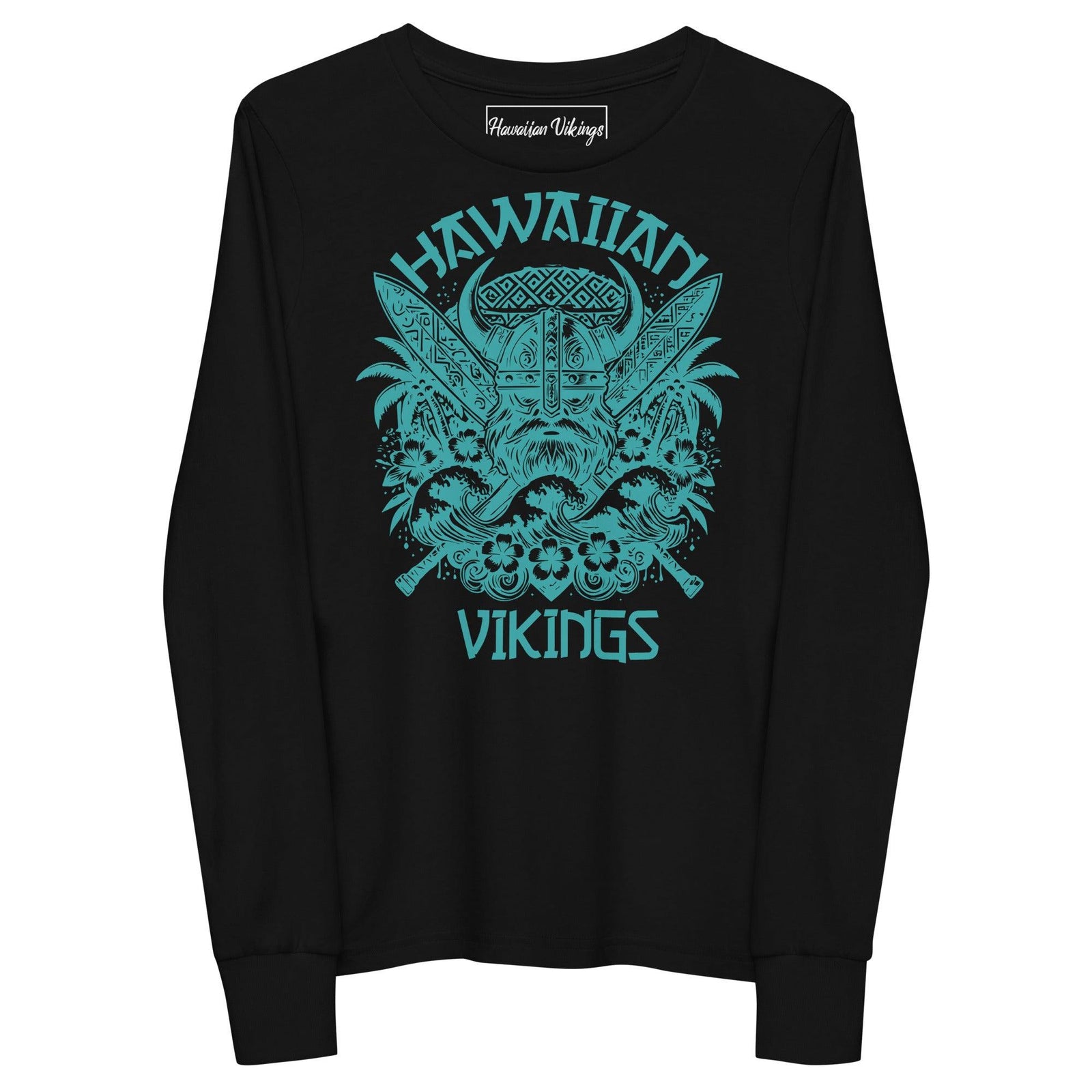 Surf Like Odin Youth long sleeve tee - Hawaiian Vikings