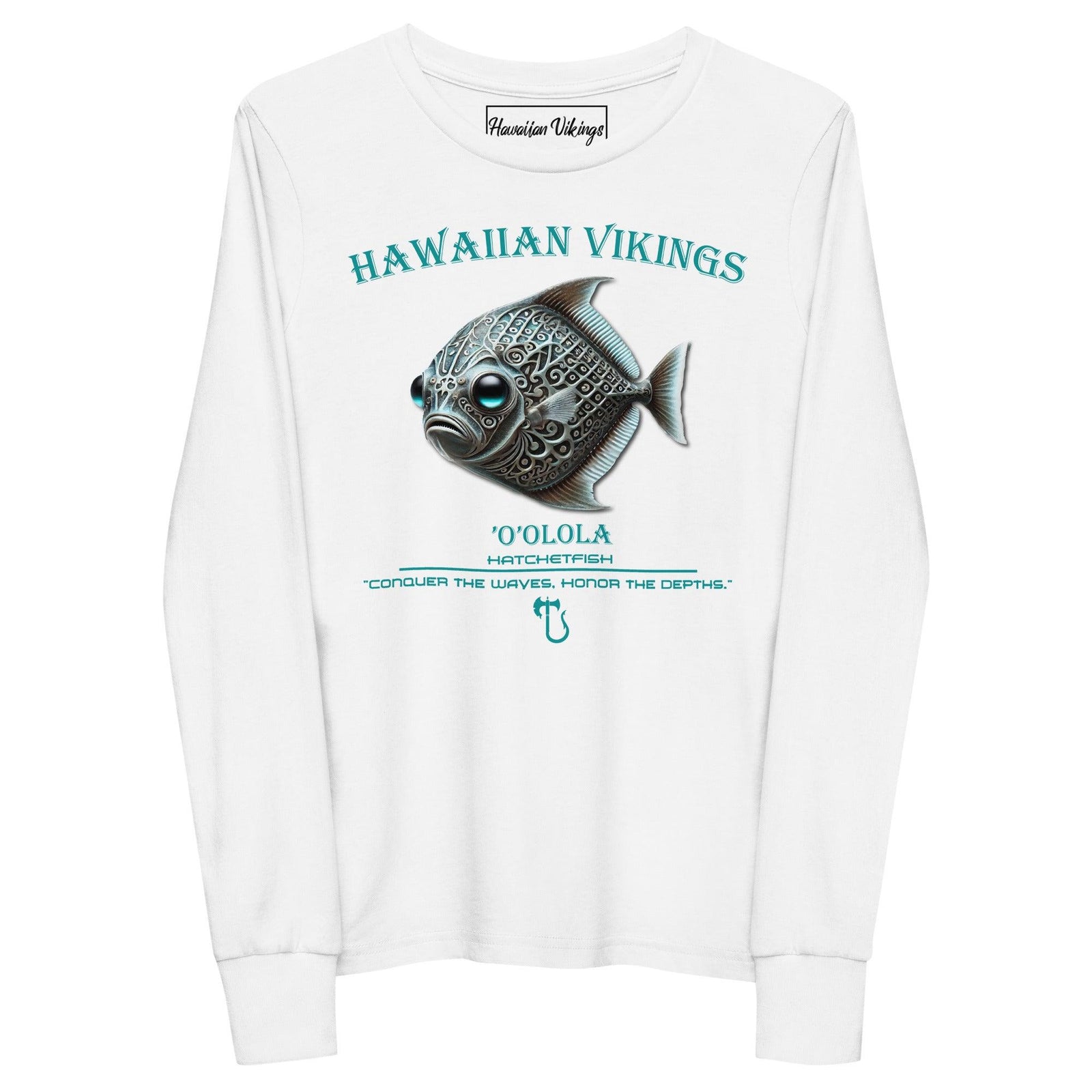 Hatchetfish Youth Long Sleeve Tee - Hawaiian Vikings