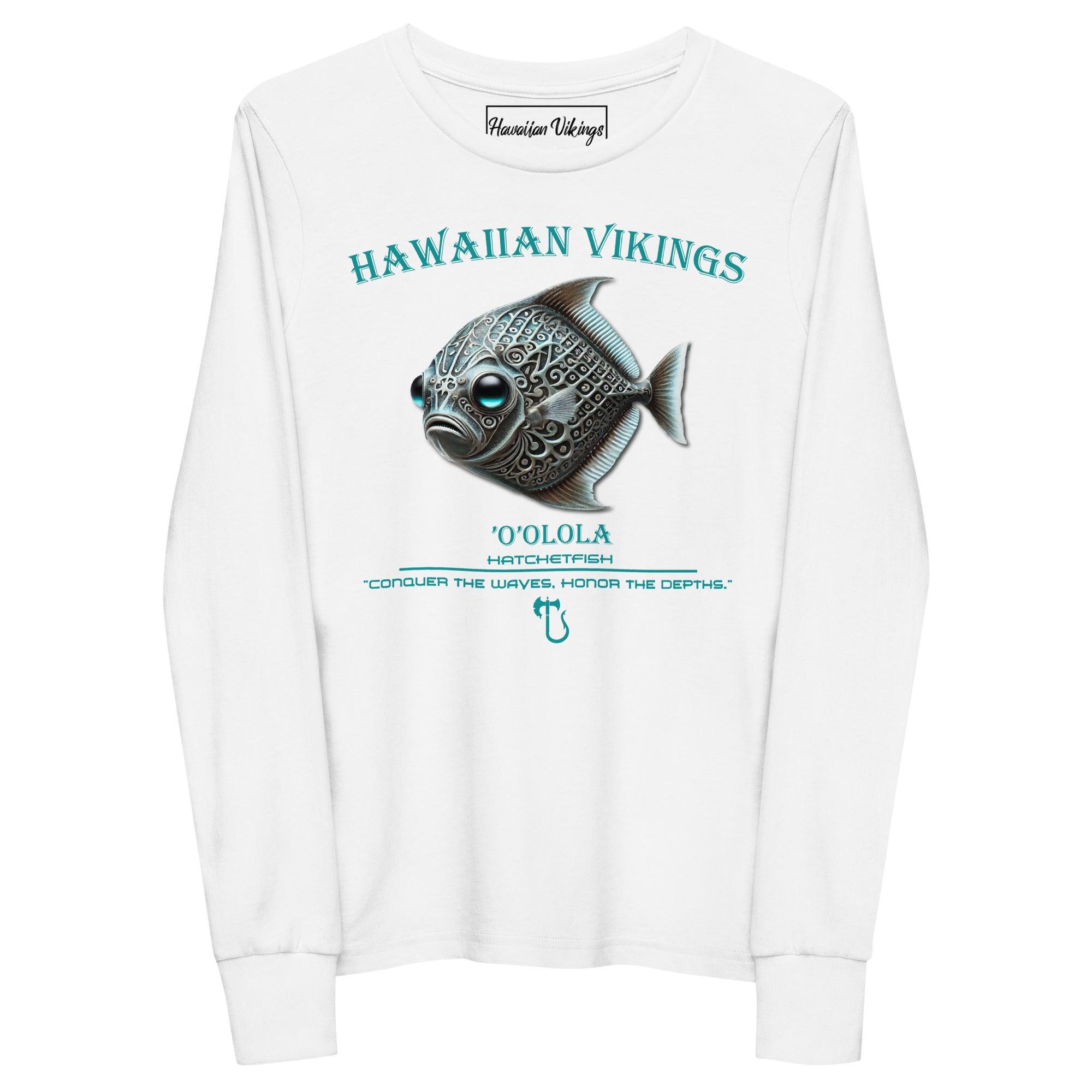 Hatchetfish Youth Long Sleeve Tee - Hawaiian Vikings