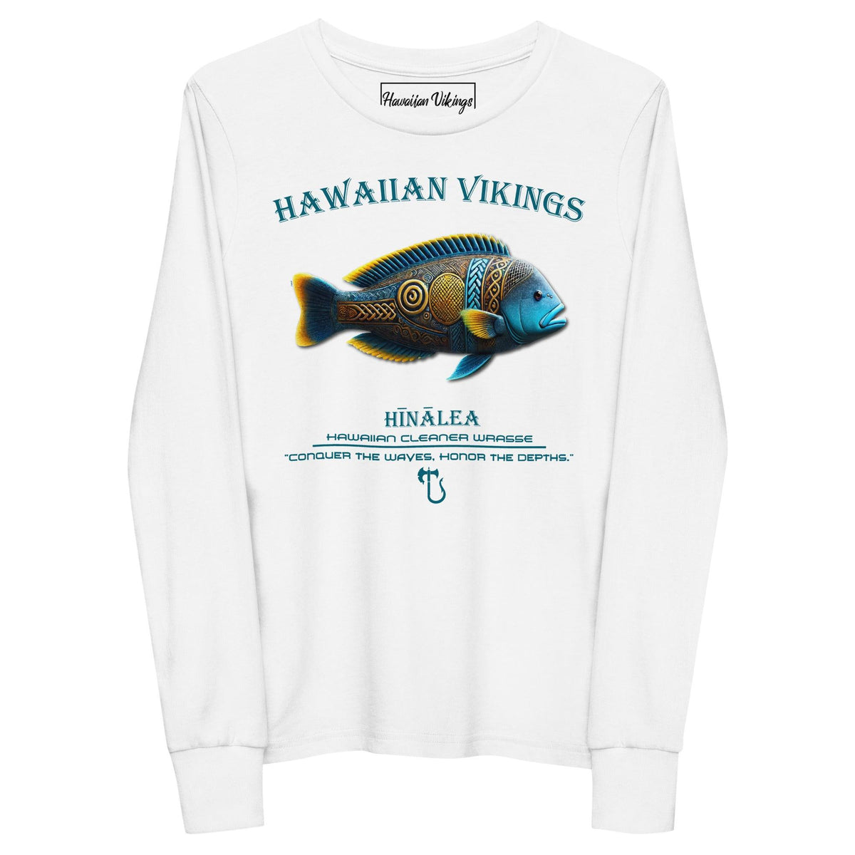 Hawaiian Cleaner Wrasse Youth Long Sleeve Tee - Hawaiian Vikings