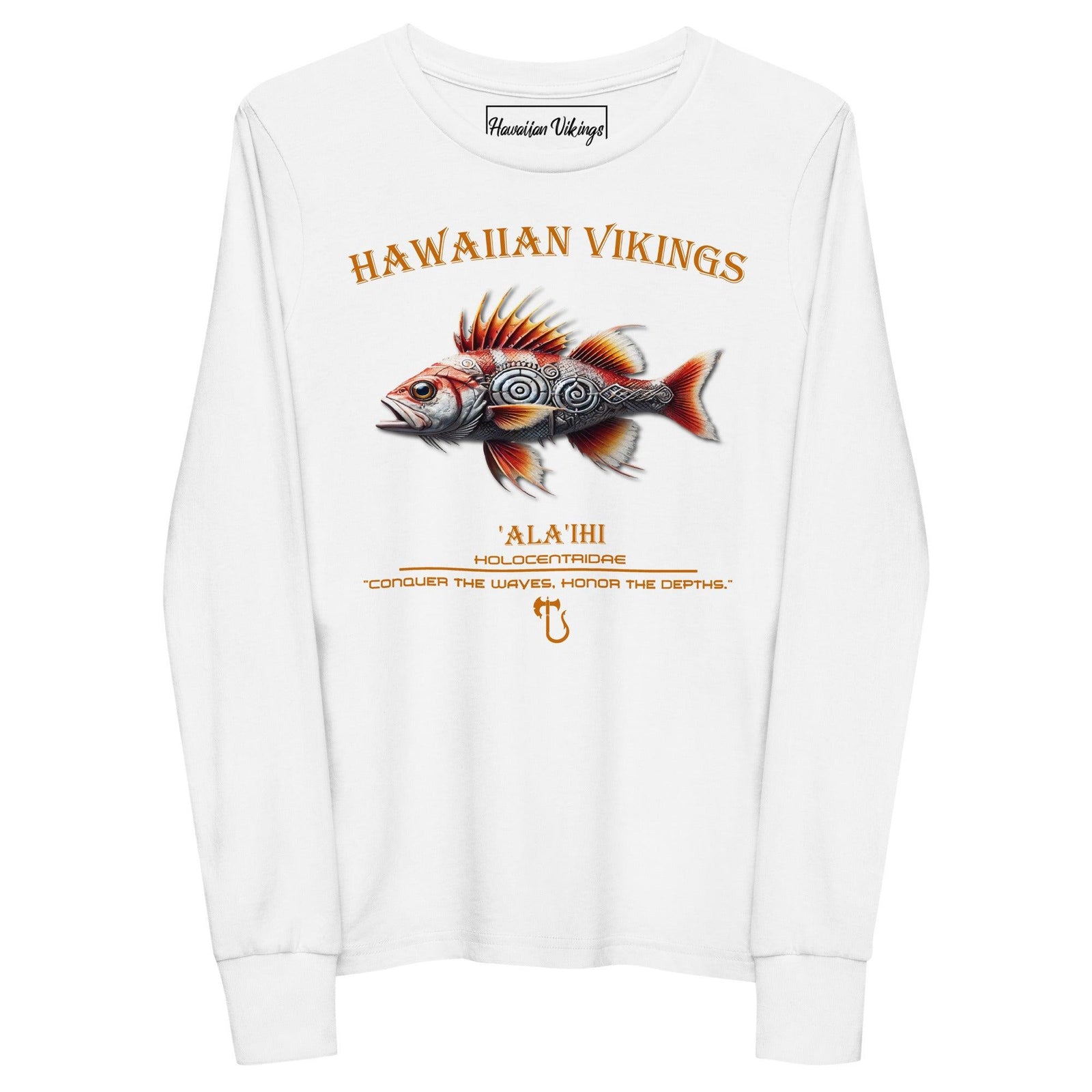 Holocentridae Youth Long Sleeve Tee - Hawaiian Vikings