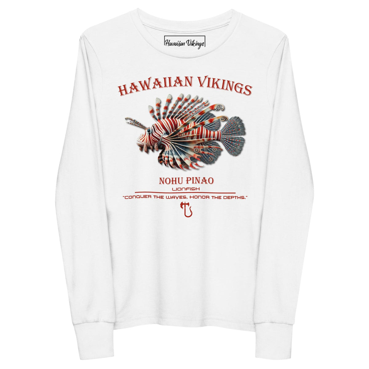 Lionfish Youth Long Sleeve Tee - Hawaiian Vikings