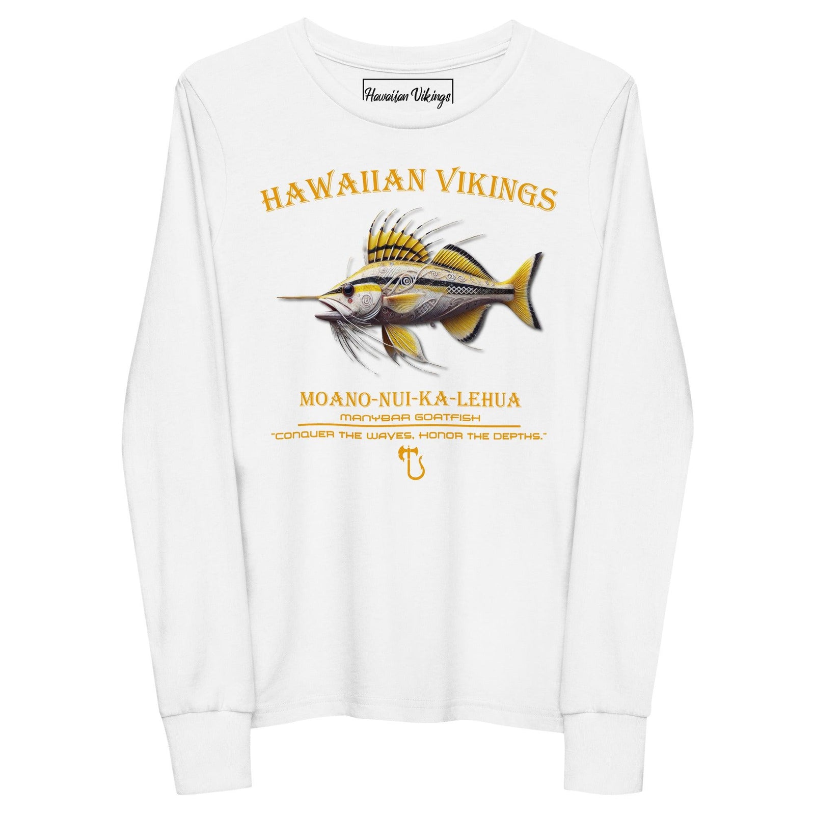 Manybar Goatfish Youth Long Sleeve Tee - Hawaiian Vikings