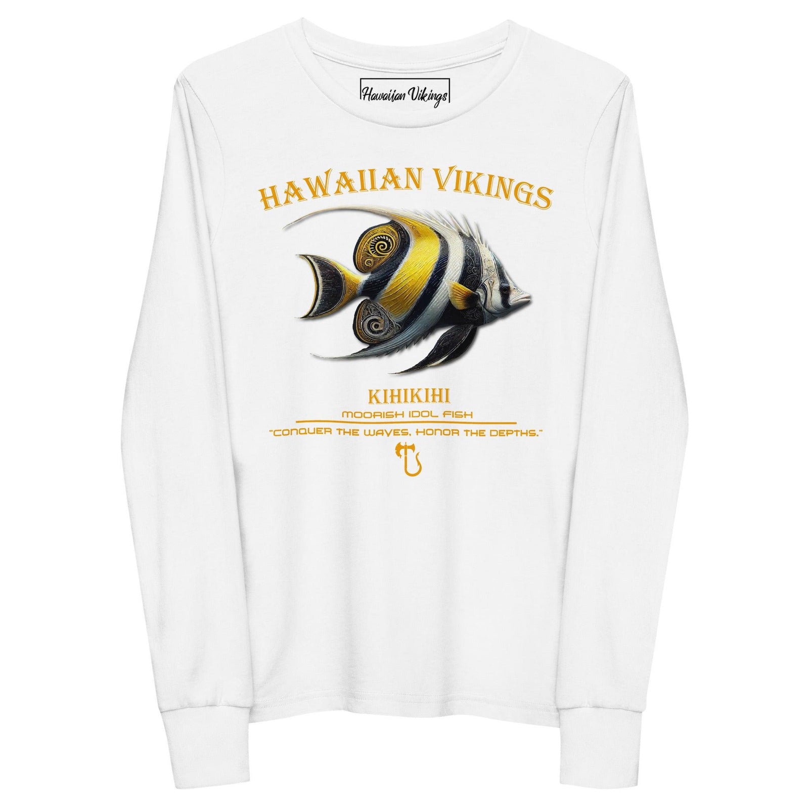 Moorish Idol Youth Long Sleeve Tee - Hawaiian Vikings
