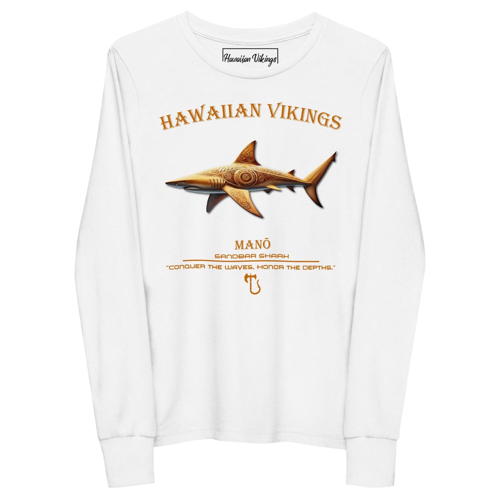 Sandbar Shark Youth Long Sleeve Tee - Hawaiian Vikings
