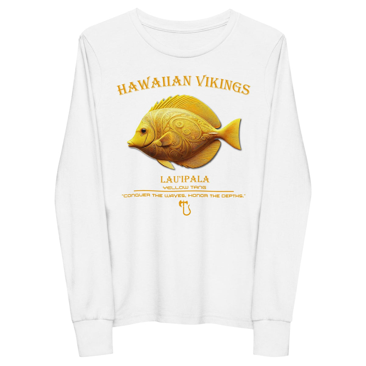 Yellow Tang Youth Long Sleeve Tee - Hawaiian Vikings