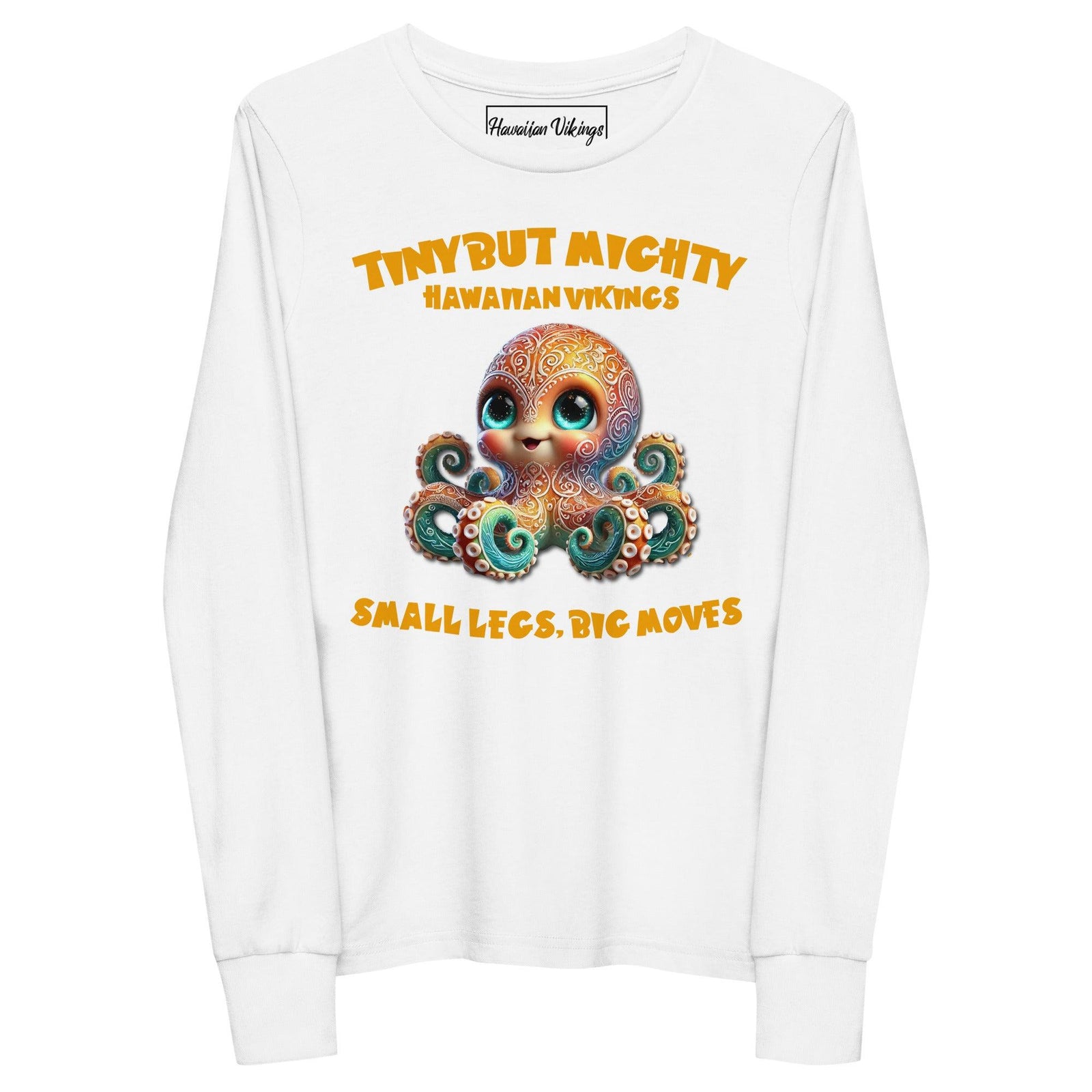 Small Legs, Big Moves Youth long sleeve tee - Hawaiian Vikings