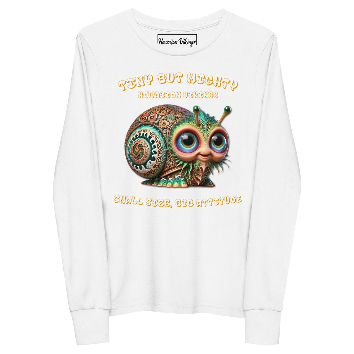 Small Size, Big Attitude Youth long sleeve tee - Hawaiian Vikings