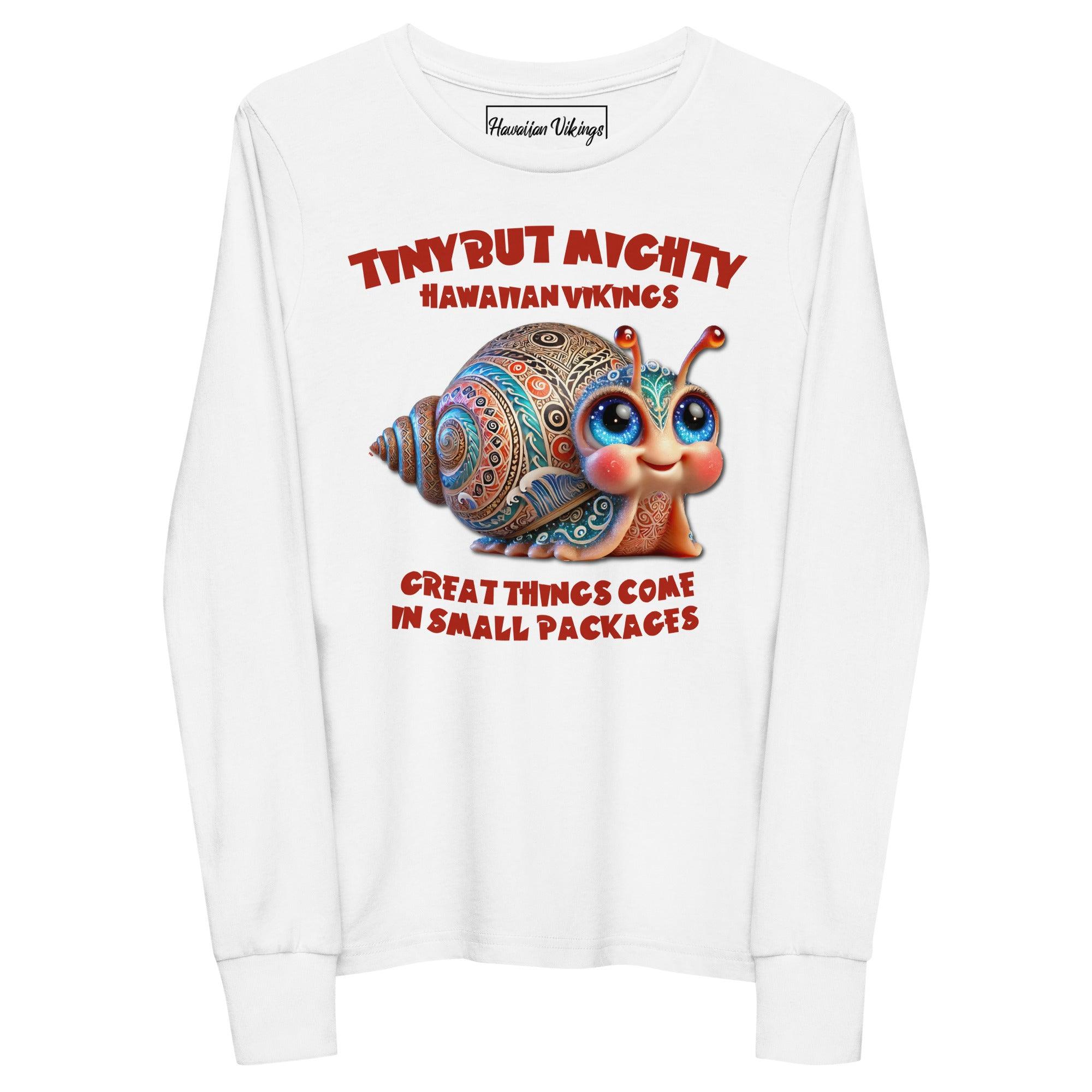 Great Things Come in Small Packages Youth long sleeve tee - Hawaiian Vikings
