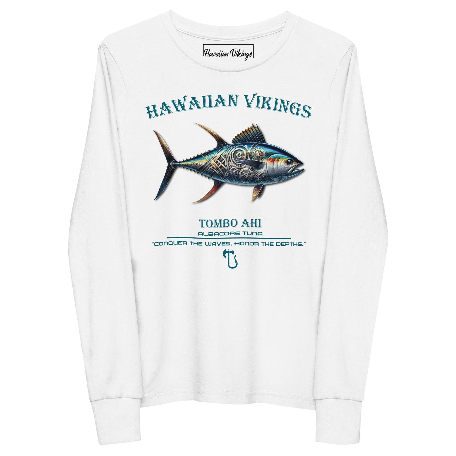Albacore Tuna Youth Long Sleeve Tee - Hawaiian Vikings