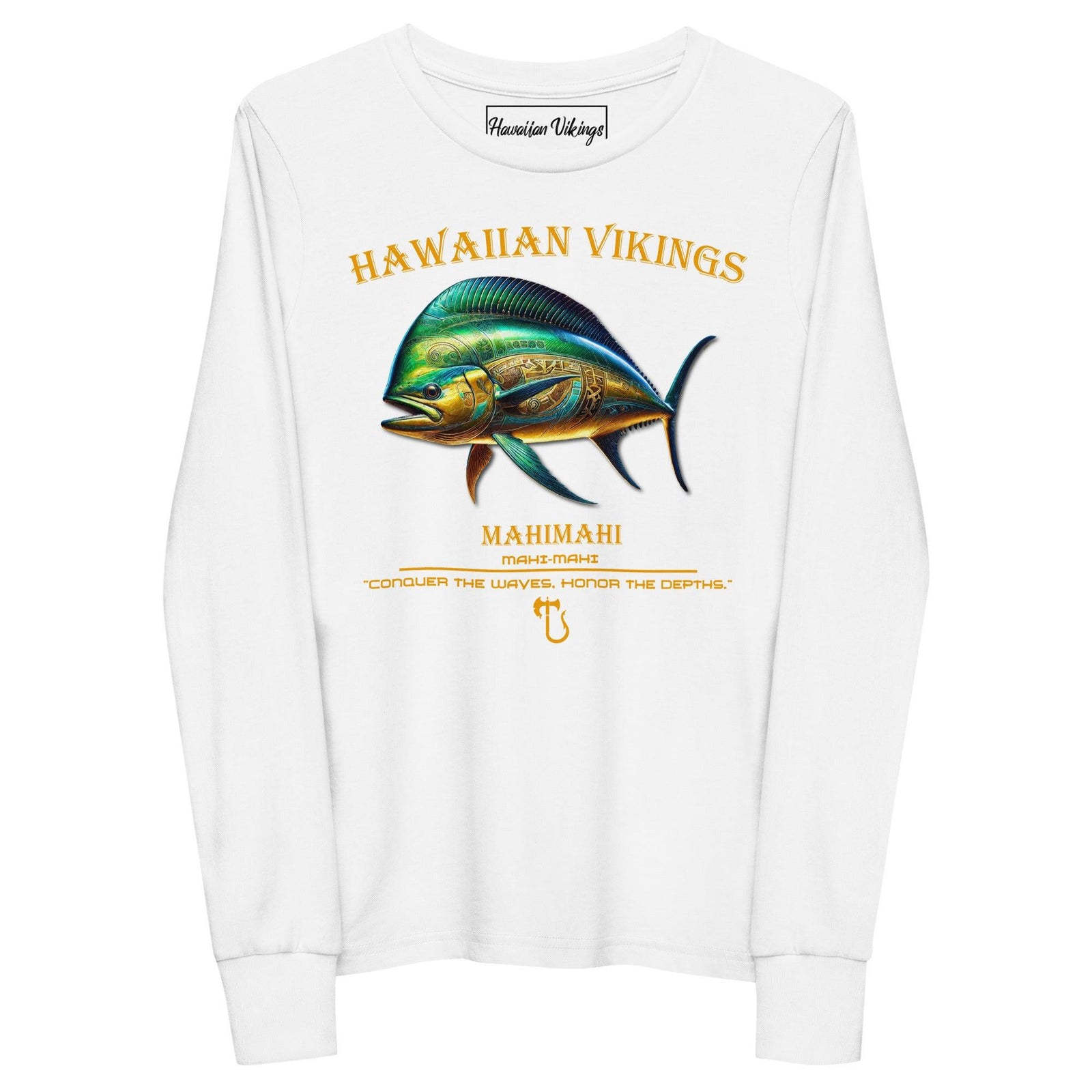 Mahi Mahi Youth Long Sleeve Tee - Hawaiian Vikings